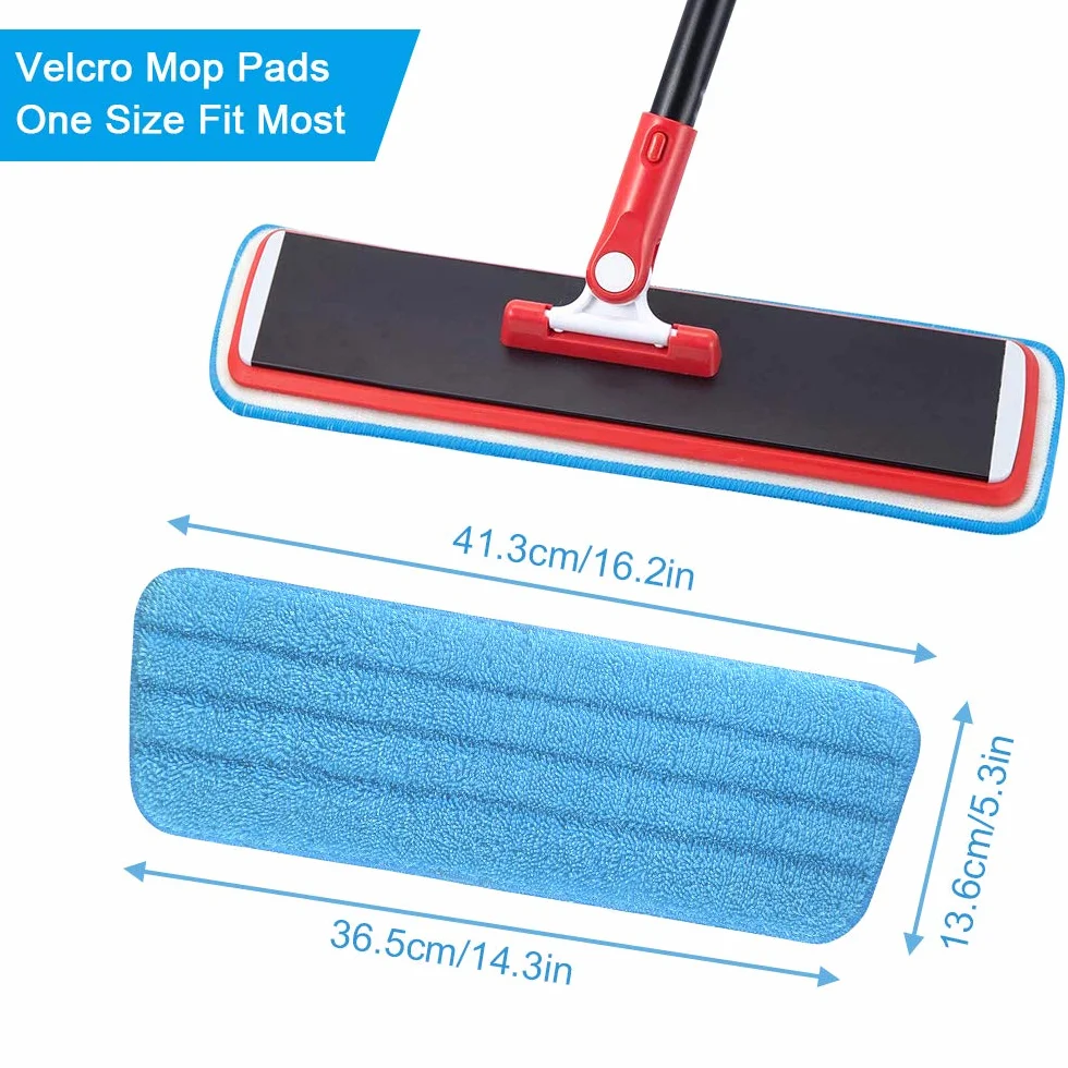 Lingettes Reutilisable Wetjet Microfibre 30x14.5cm Balai Lavable 3PCS