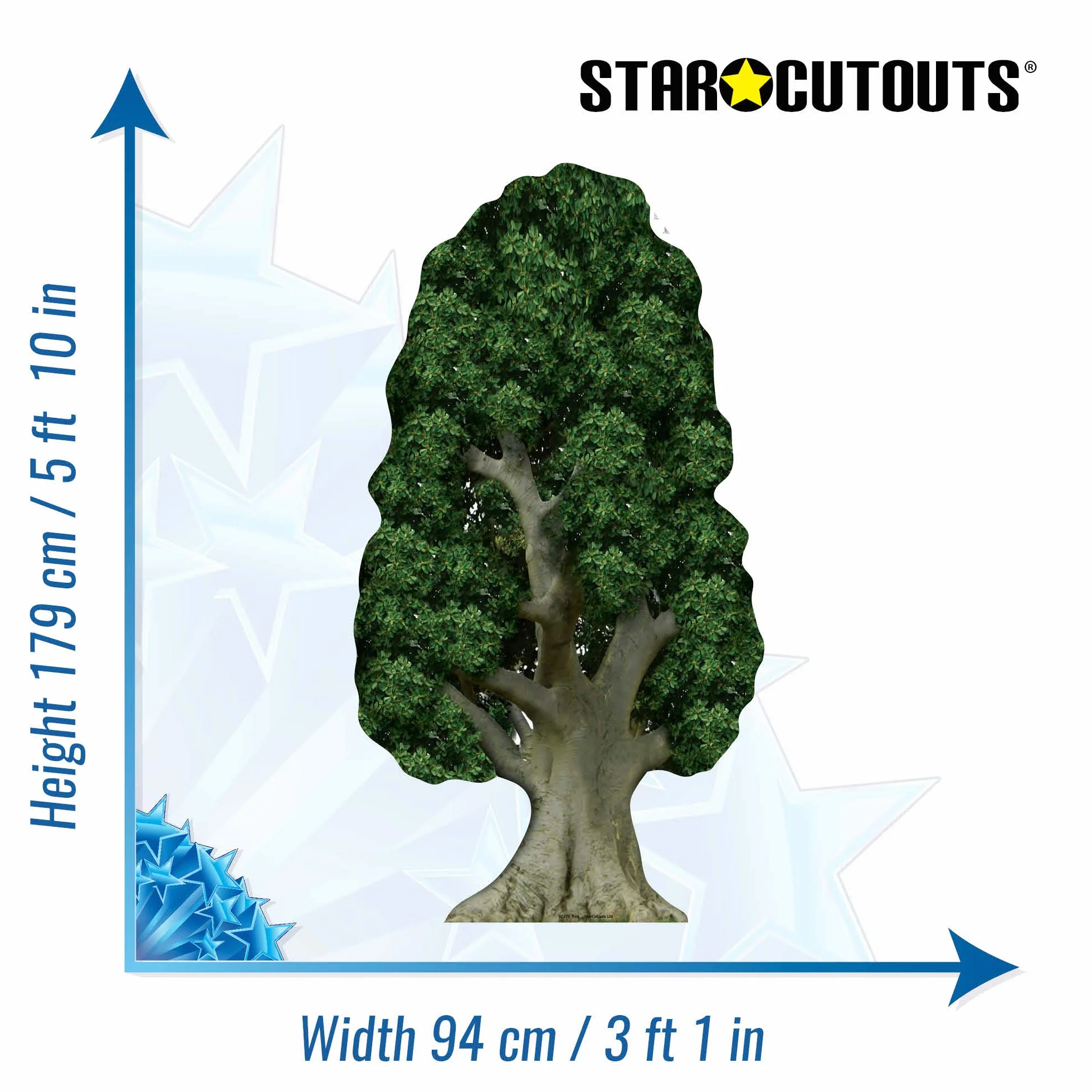 Star Cutouts Stsc275 Figurine Géante Arbre 179 Cm