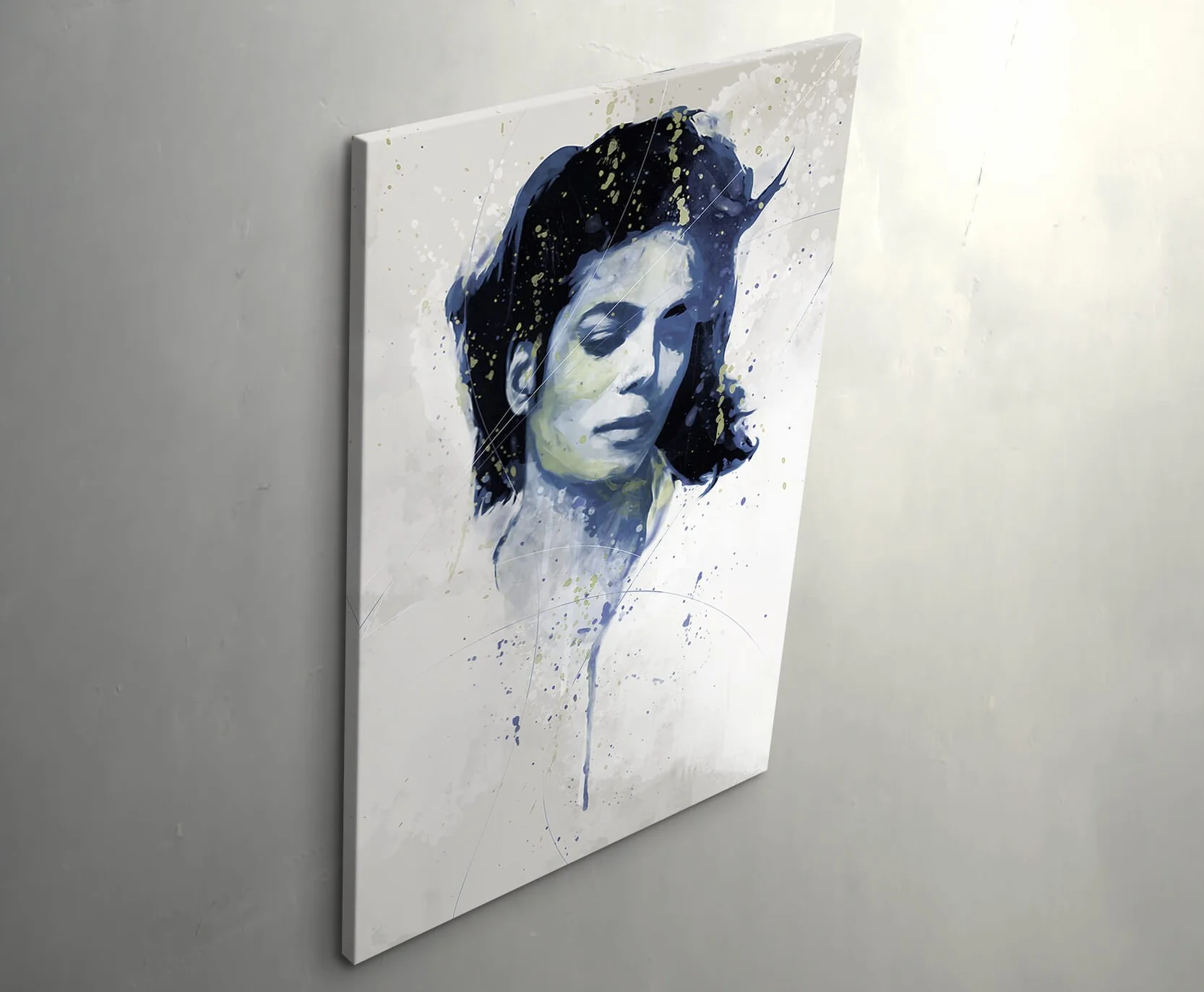 Paul Sinus Art Michael Jackson 90 x 60 cm Toile Tendue Prête à Accrocher