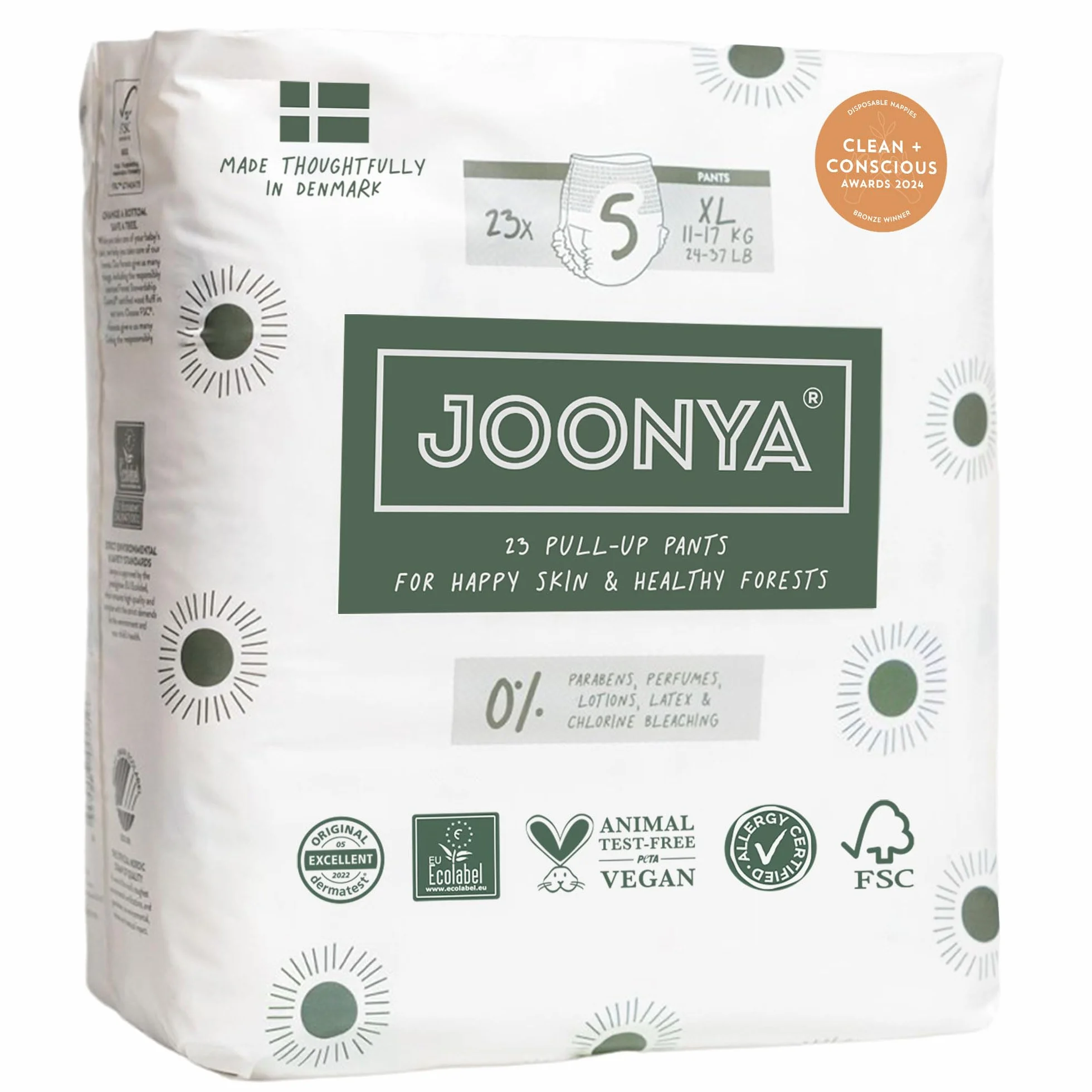 Joonya Couches Bébé Taille 5XL Lot 23 Pièces Ultra Fines Nuit