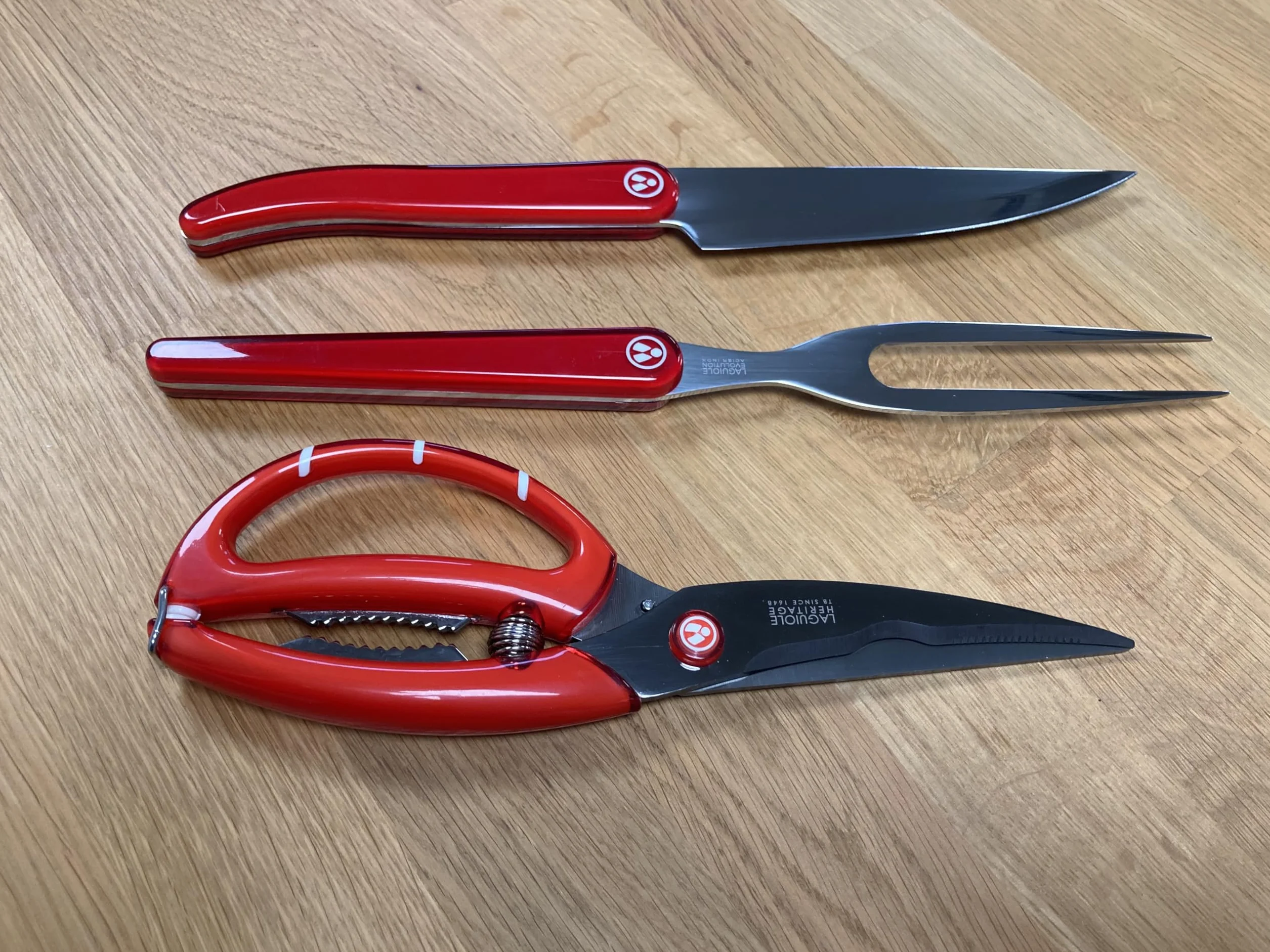 Coffret de service à découper Acidulé Rouge