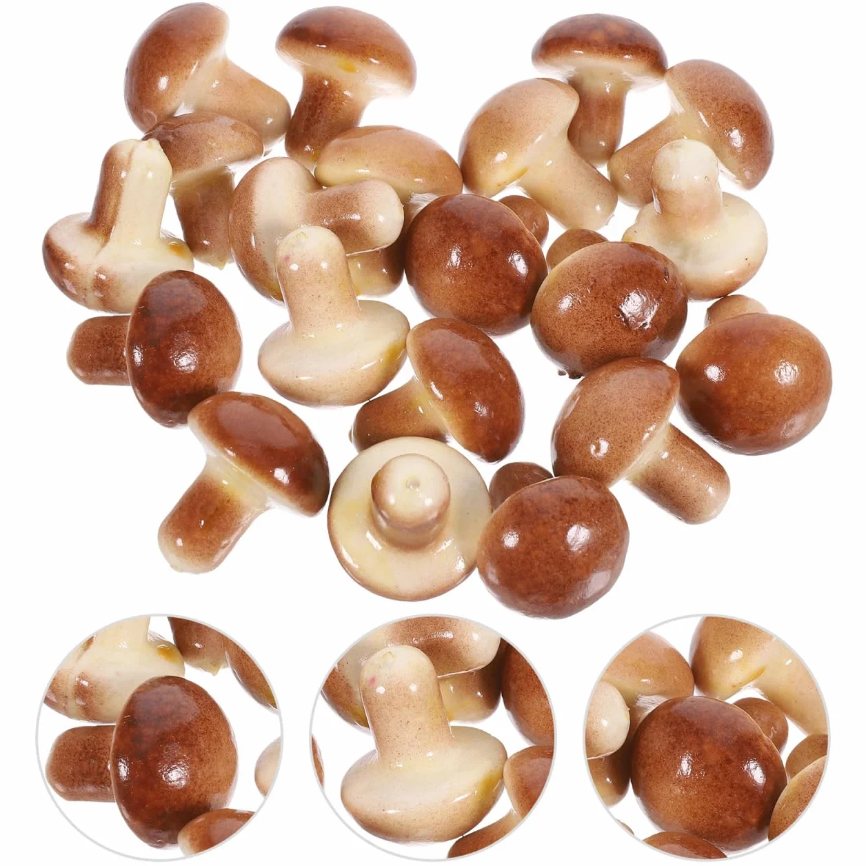 GLEAVI Miniatures Champignons 20 Pièces Décoratifs pour Photo Bureau Enseignement