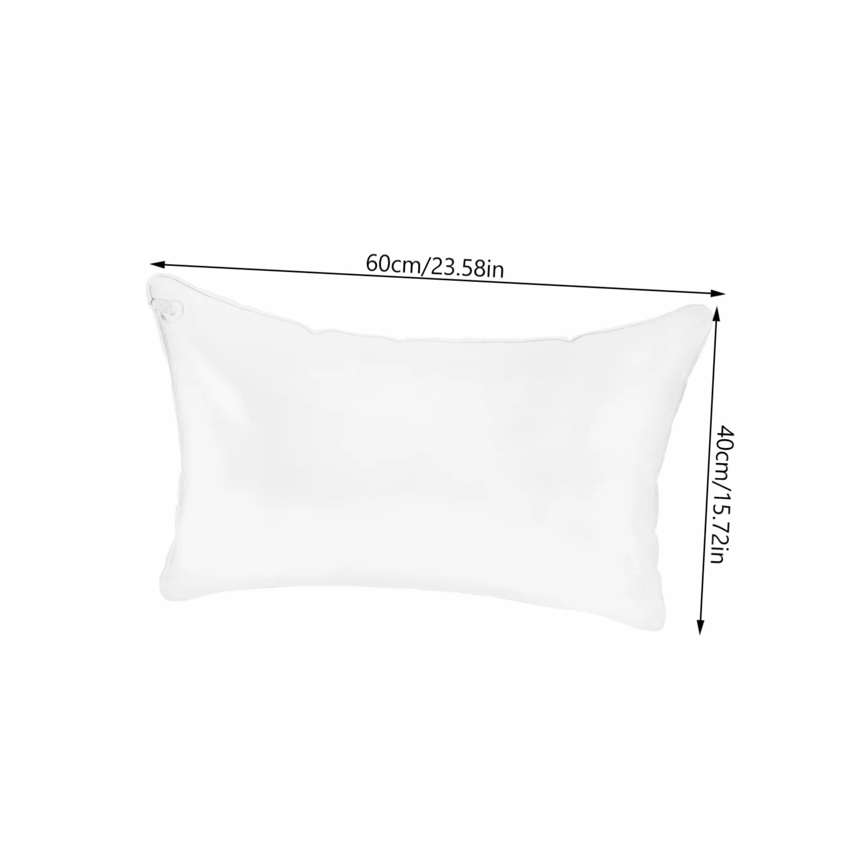 MAGICLULU 3pièces Coussin Gonflable Transparent Oreiller Pratique pour Camping Et Voyage Confort Ajustable Coussin De Relaxation Portable