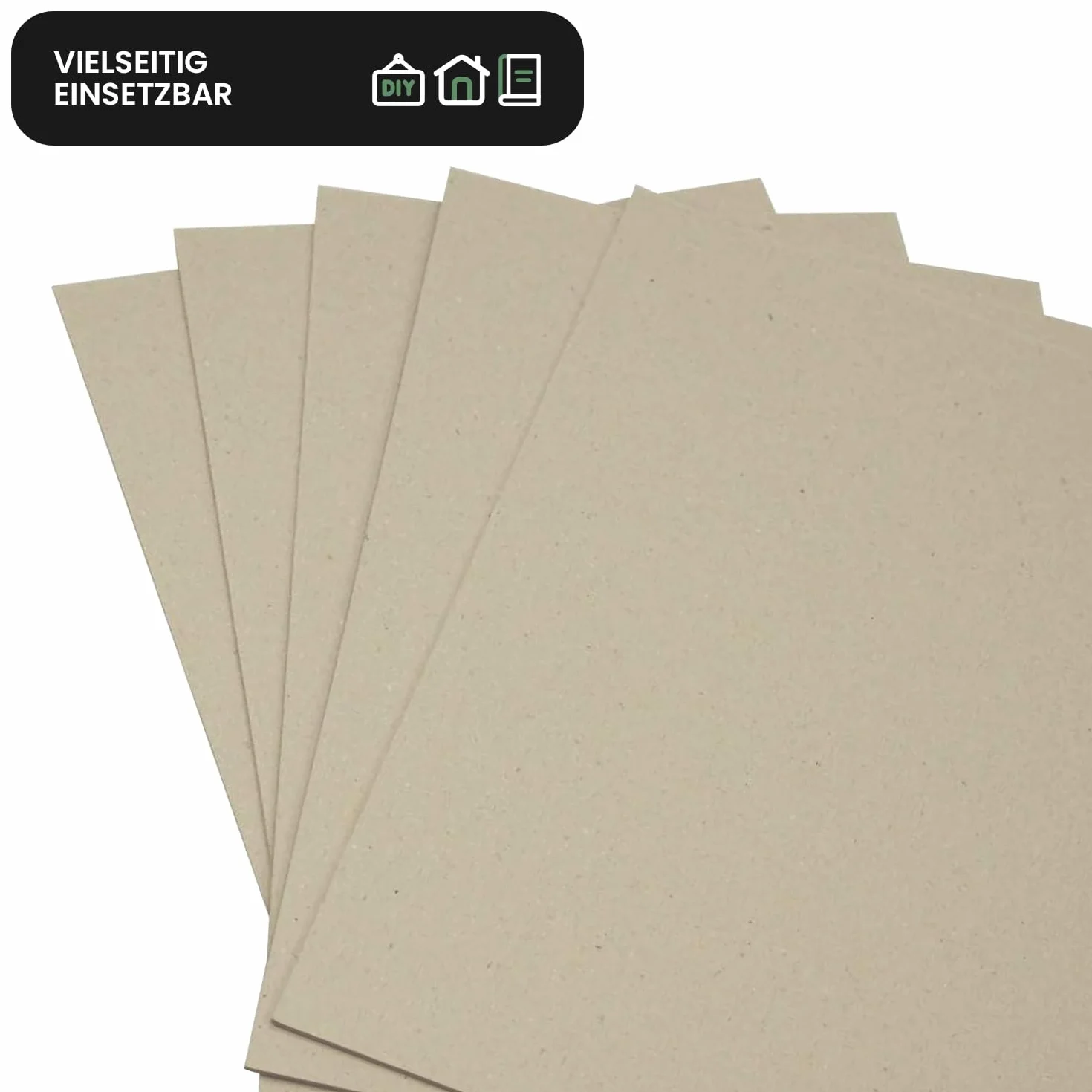 Netuno 40x carton gris A4 210x297 mm 20 feuilles 1 mm 20 feuilles 2 mm carton reliure