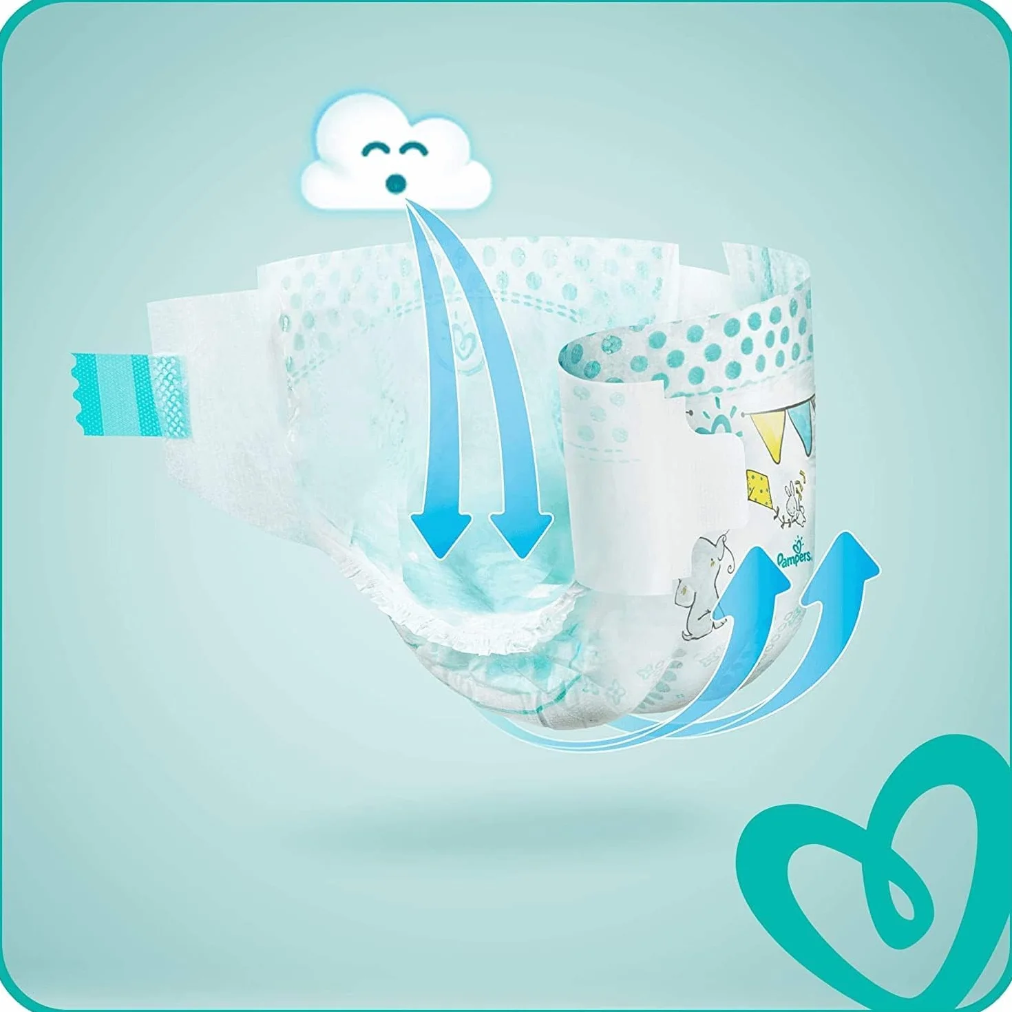 Pampers Baby-Dry Taille 5 239 Couches (11-16 kg)
