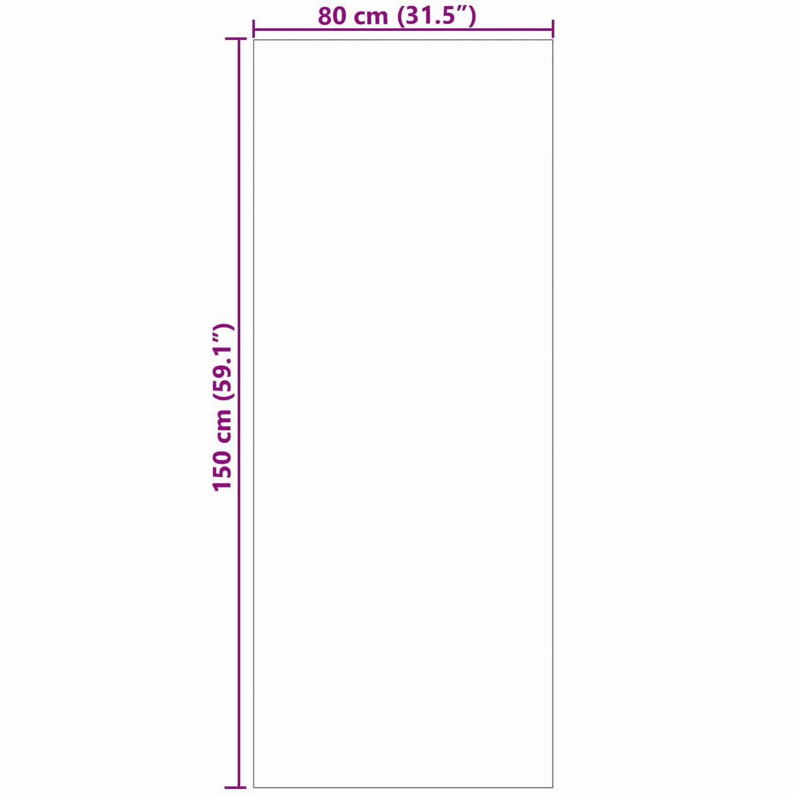 Tapis de Surface PALMERAS Vert 80 x 150 cm Polyester Doux antidérapant Lavable Moelleux pour Salon Couloir intérieur extérieur décoration Moderne Confortable