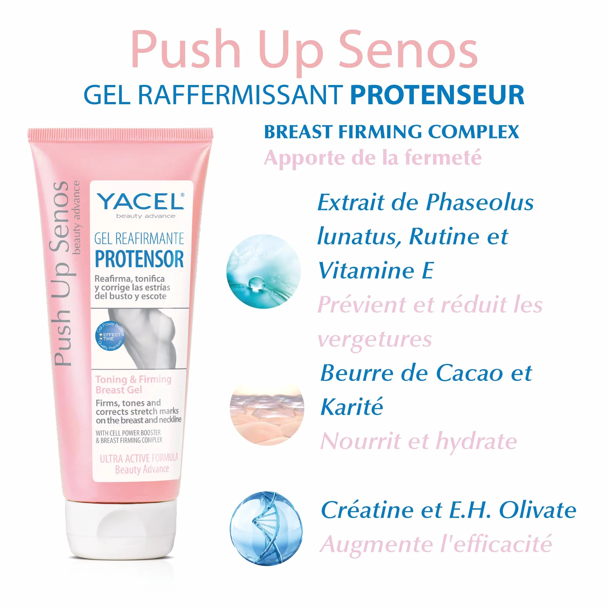 Yacel Push Up Senos Gel Raffermissant 200 ml