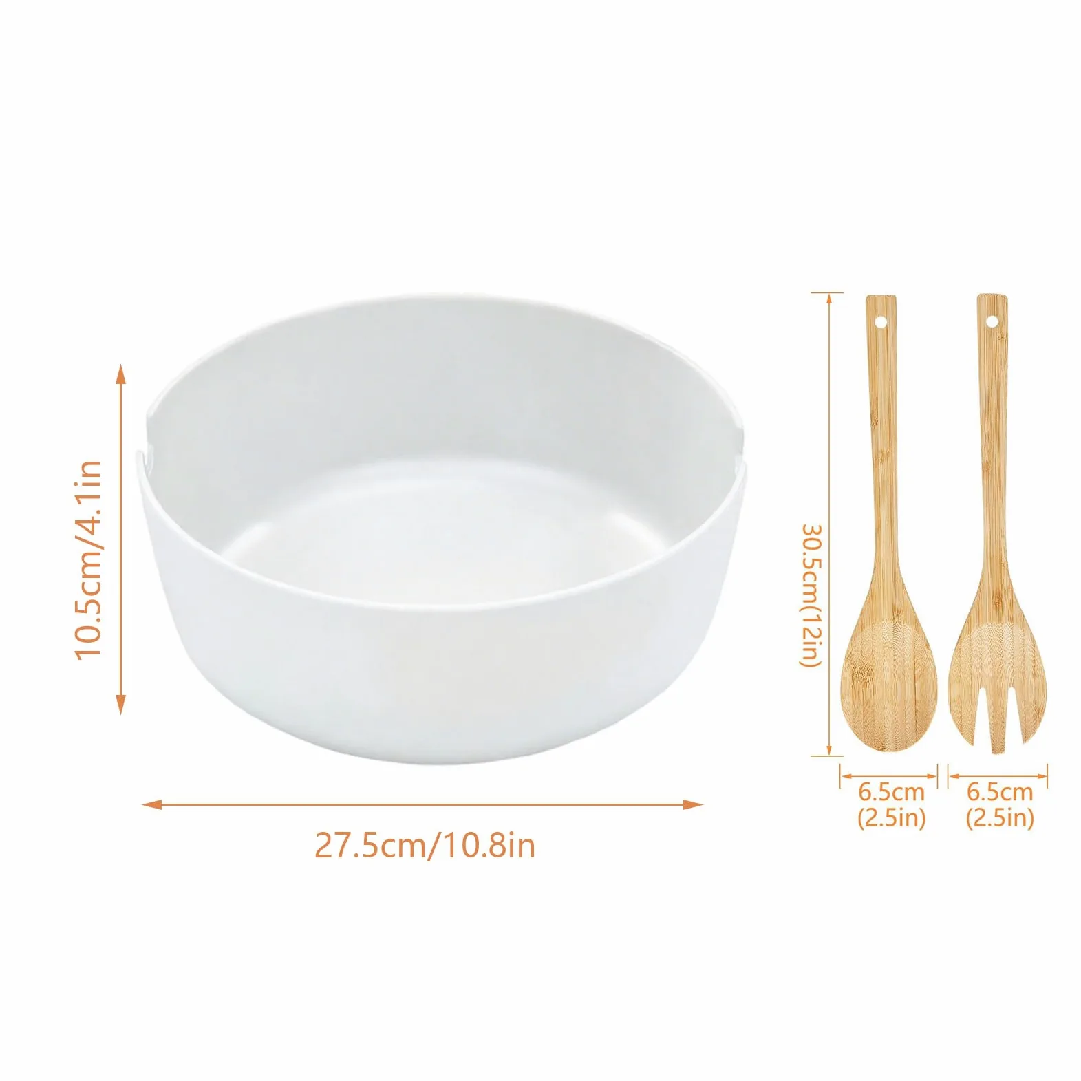 Grands Saladiers De Service Contenants Alimentaires En Bois Vaisselle | Grand Bol Saladier Légumes Pâtes Nouilles Préparation Mélange Cuisson Pour Maison