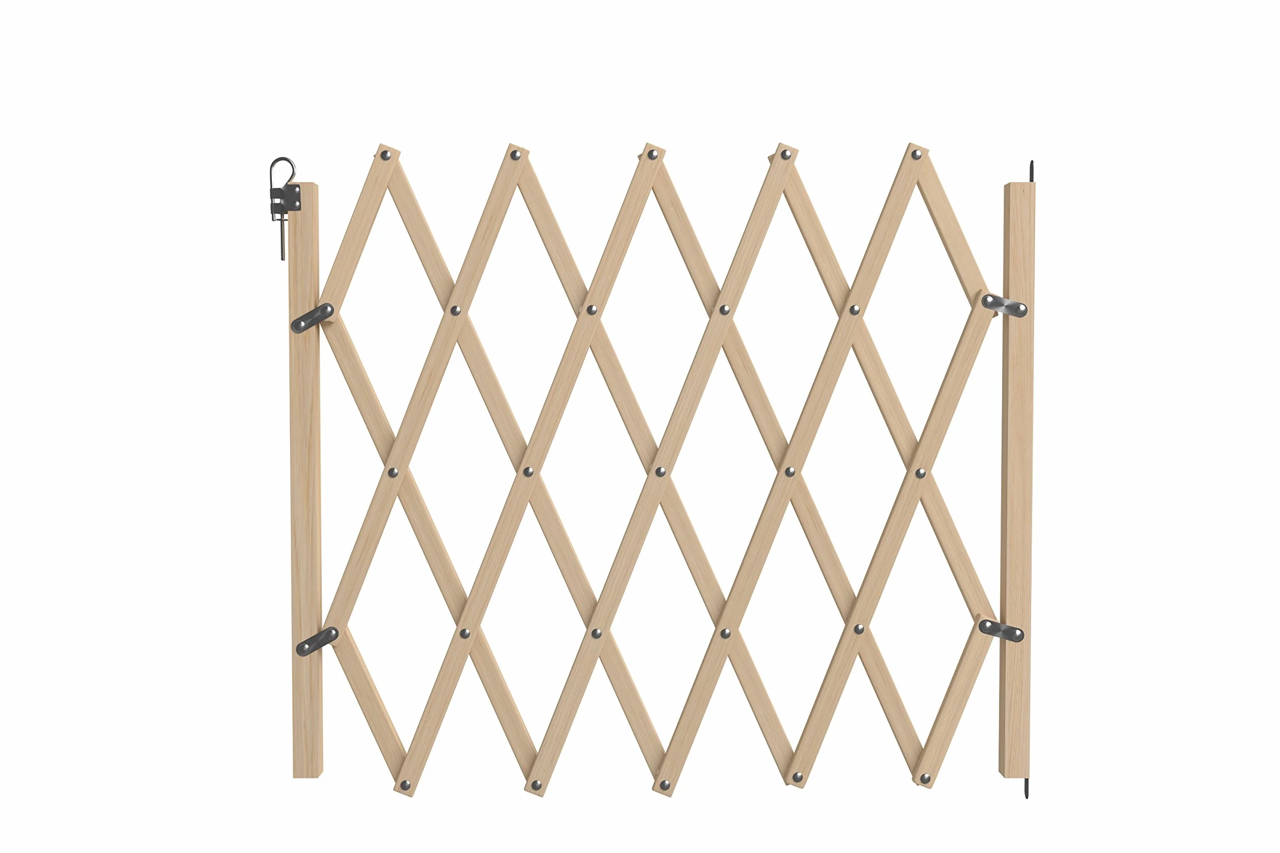NORDLINGER Pro Barrière Animaux 742000 Stop'Fix Bois FSC Extensible 60-110cm