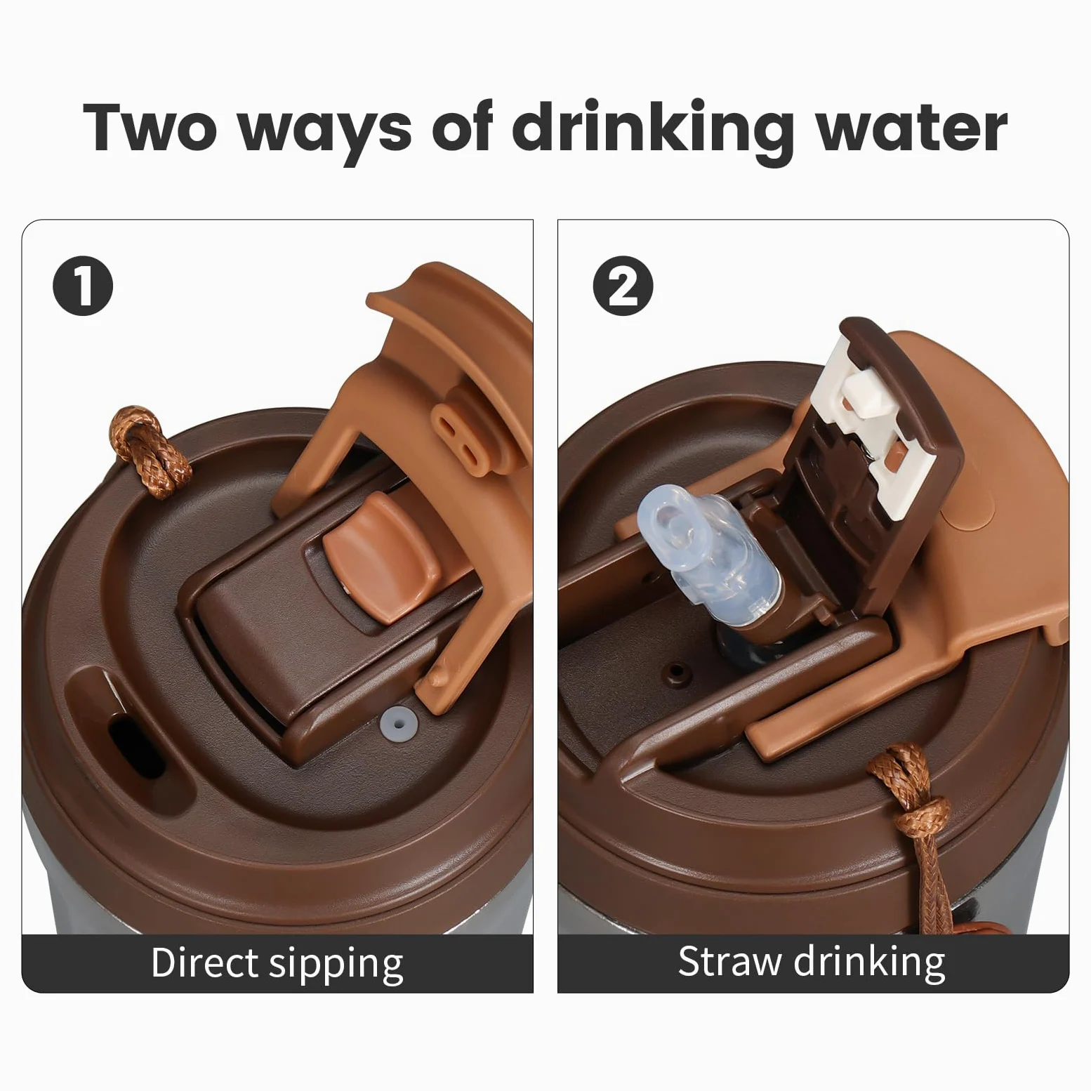 Tasse de voyage en titane de 414 ml