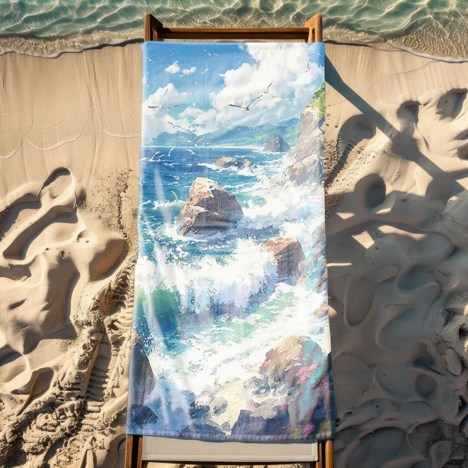 Tapis de Plage XXL Anti Sable Pierres Plage Serviette Piscine Adulte,Natte De Plage Pliable, Voyage Accessoires De Plage Camping,Serviette de Bain Personnalisée