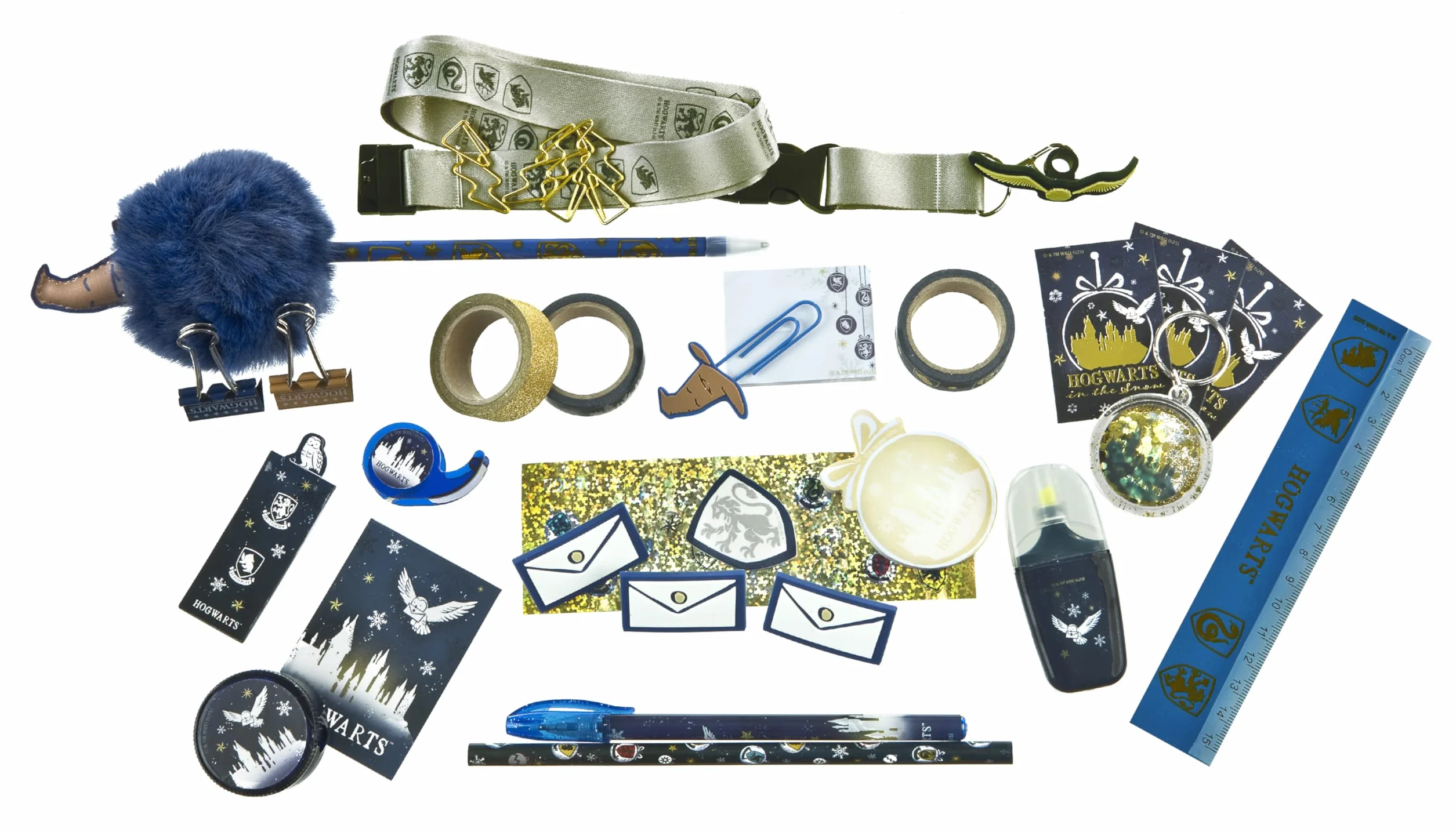 Undercover Calendrier de l’Avent Harry Potter - Boîte pliable avec ruban - 24 surprises créatives - Cadeaux