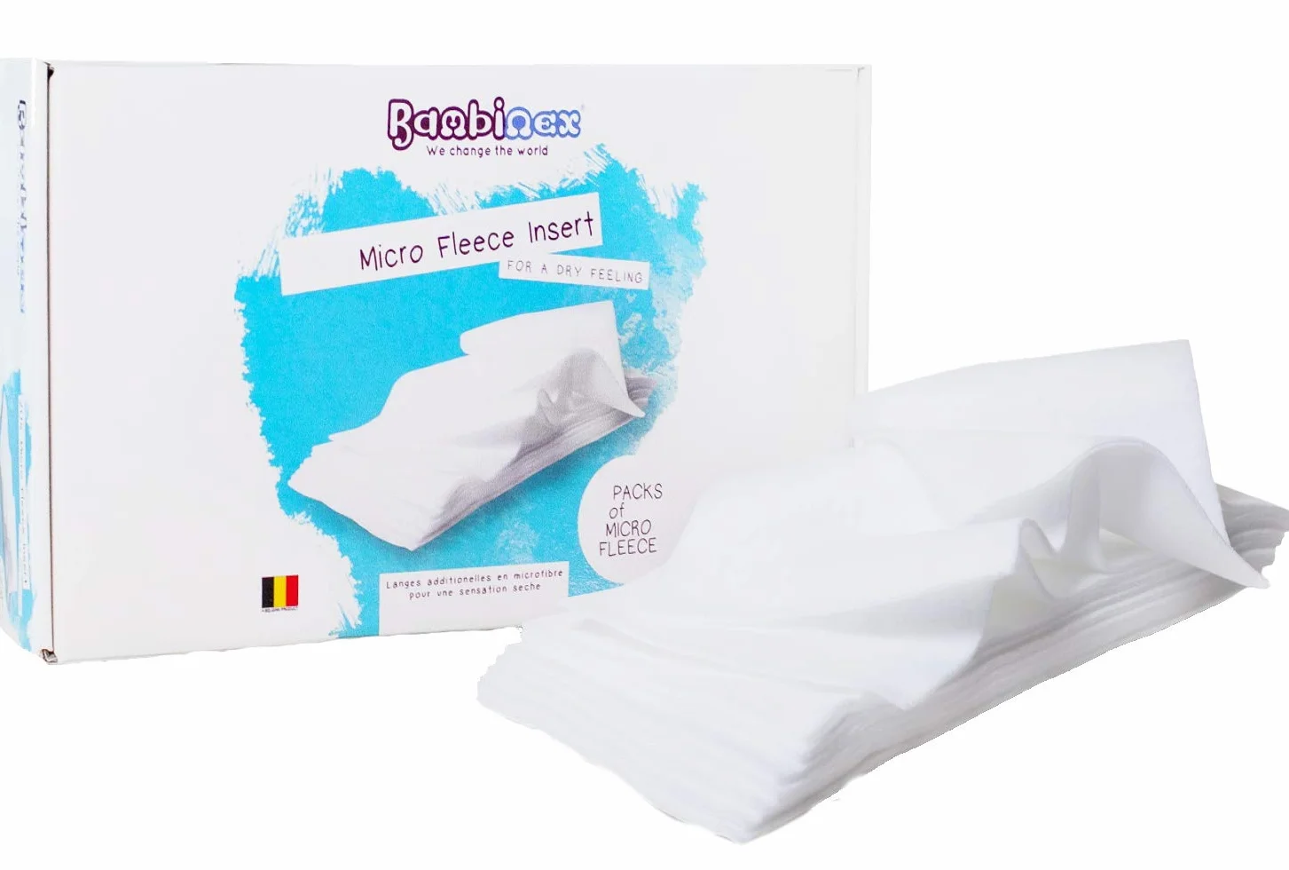 Bambinex Voiles polaires bébé au sec pour couches lavables jour et nuit