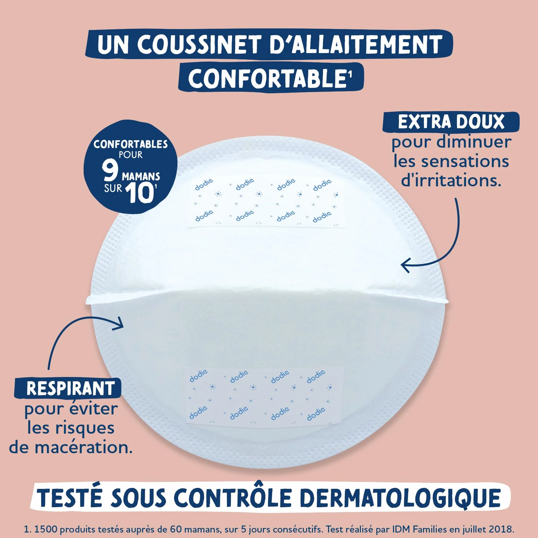 Dodie Coussinets d'allaitement Jour 30
