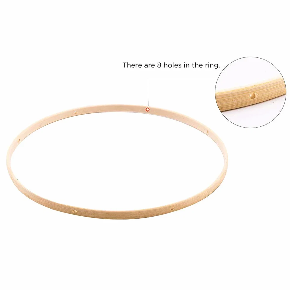 Kit cadre mobile en bois bricolage carillon de vent pour lit bébé naturel artisanal 95 pièces