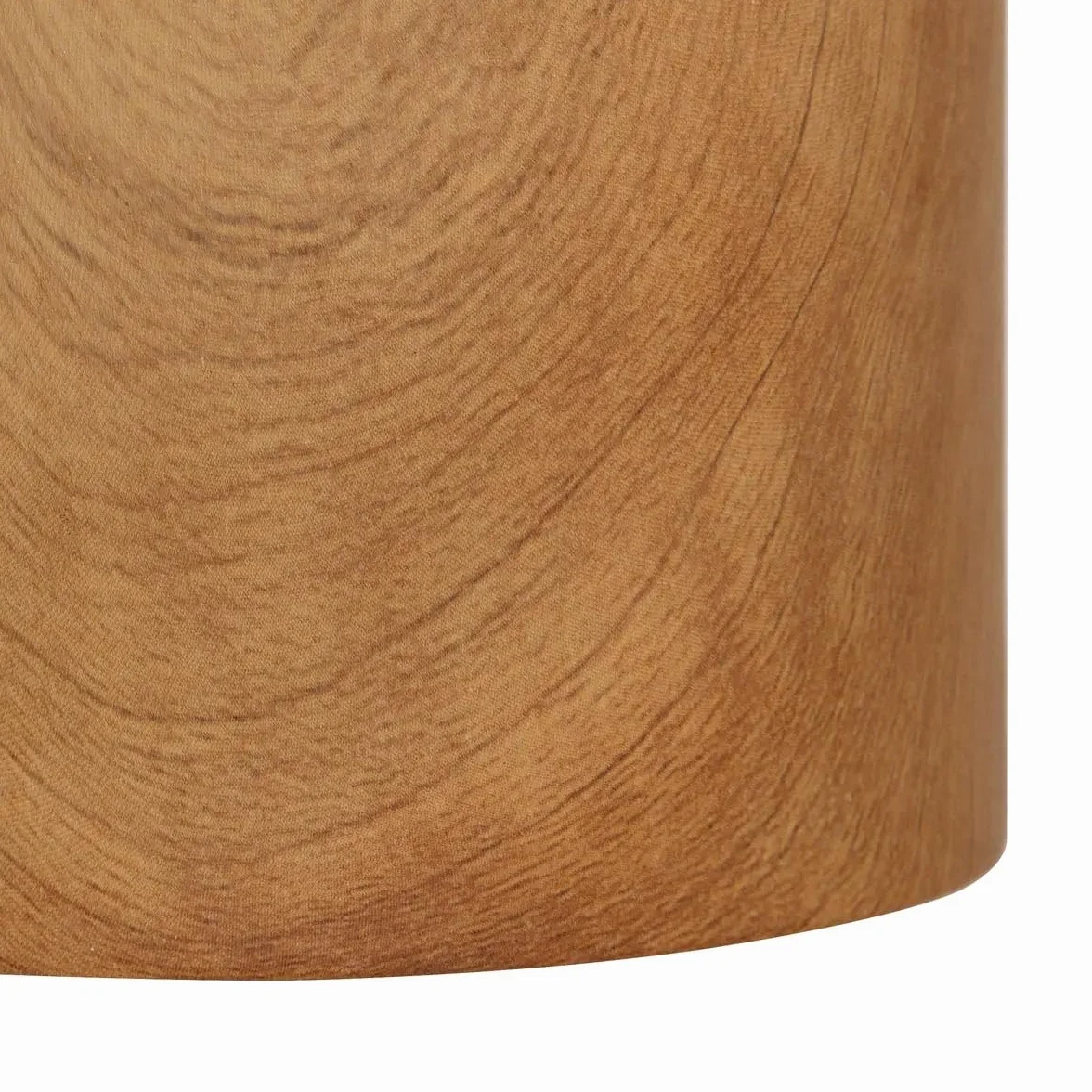 Atmosphera Créateur d'intérieur Cache-Pots Effet Bois SOA 14cm Naturel Lot de 2