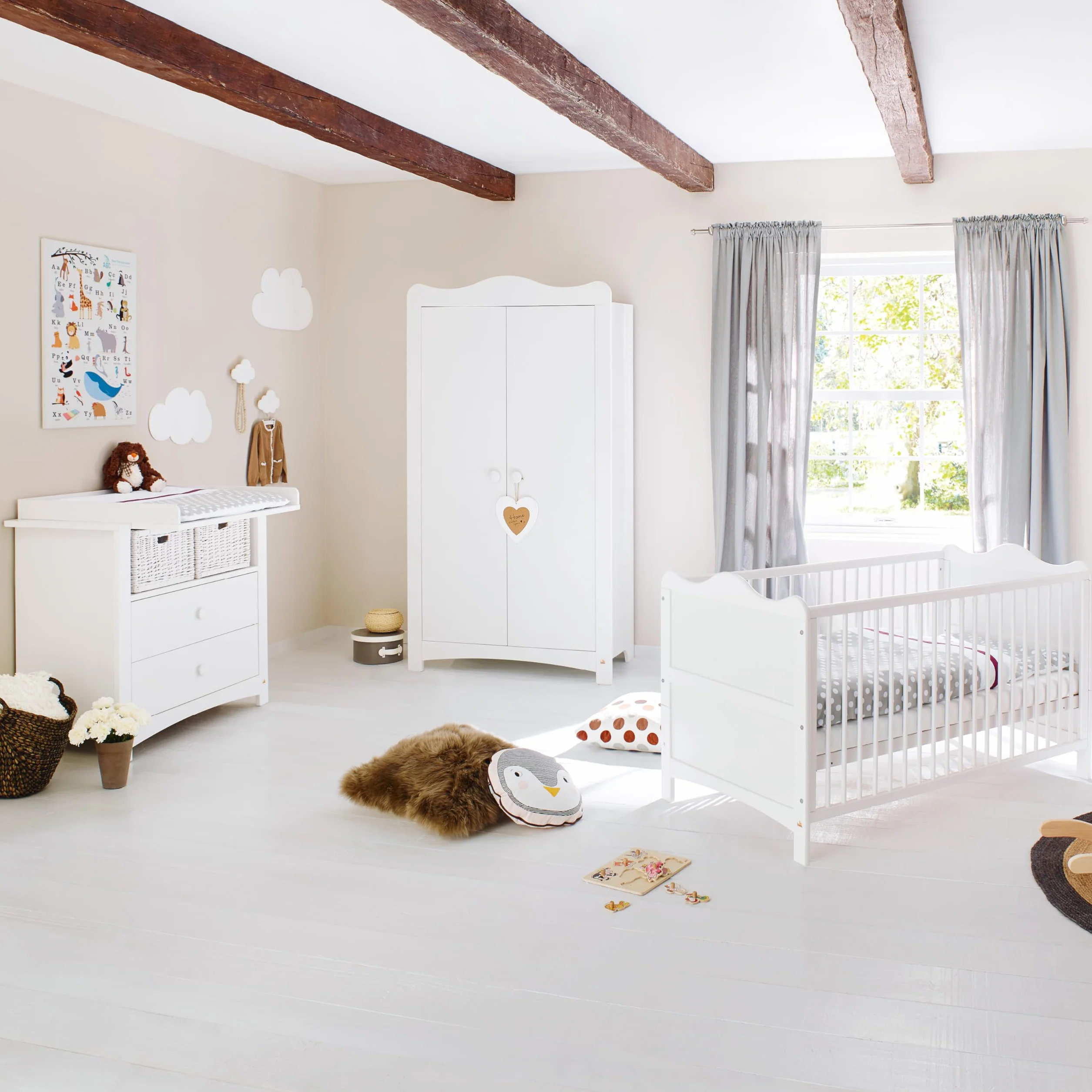 Pinolino Florentina Ensemble Complet pour Chambre d'enfant Blanc