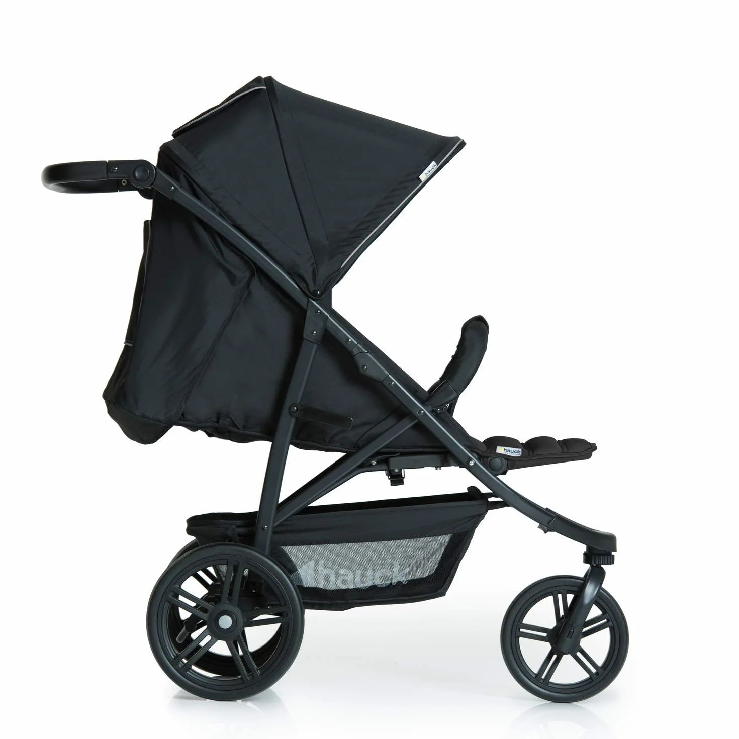 hauck Poussette Citadine Rapid 3 Noir, Jusqu'à 25 kg, Pliable compacte