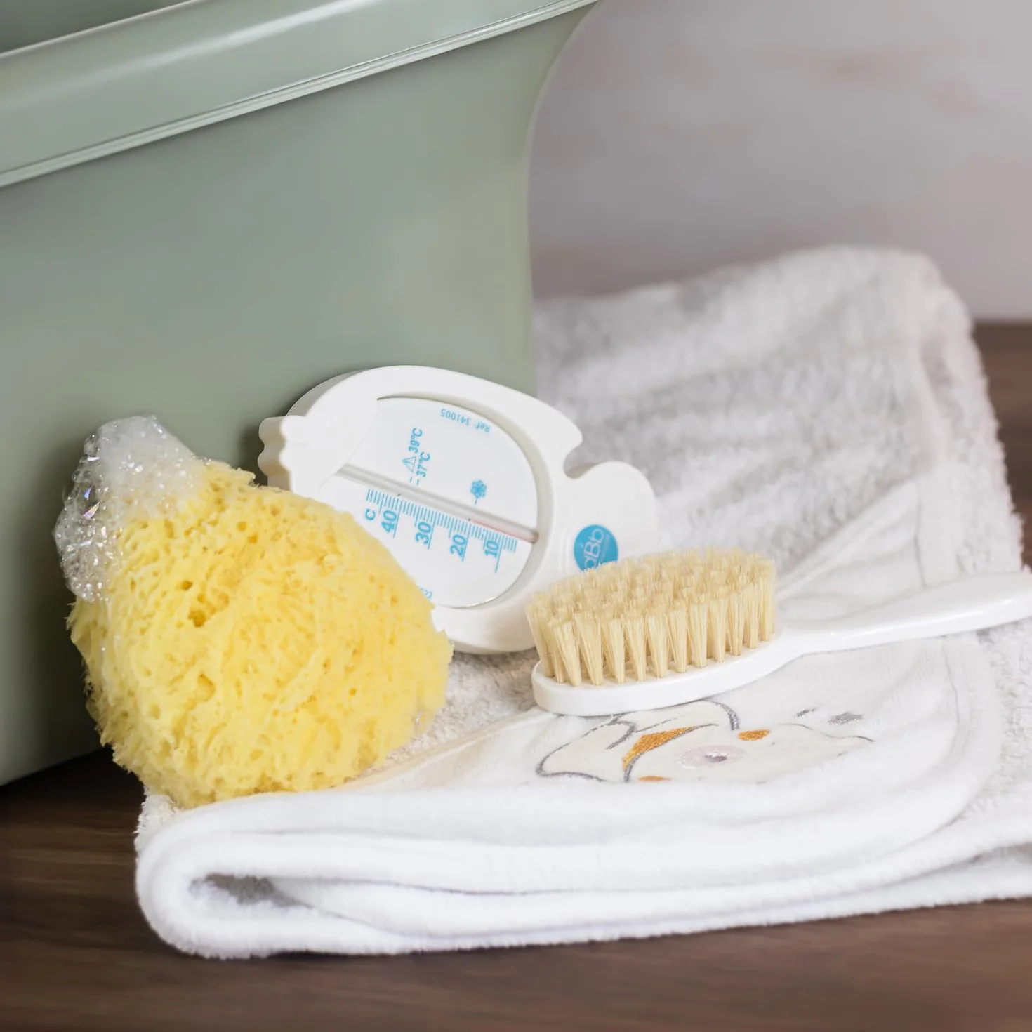 Thermomètre Bain Bébé Poisson Flottant Sans Mercure Blanc