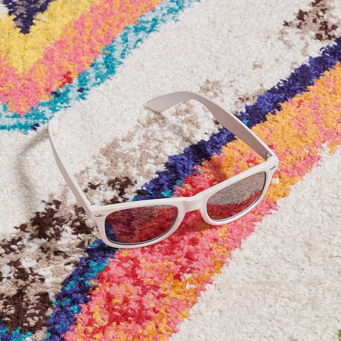 Jadorel Tapis berbère Style 80x150 OURIKA MK 01 Multicolore Oeko TEX® Exclusivité idéal pour la Chambre