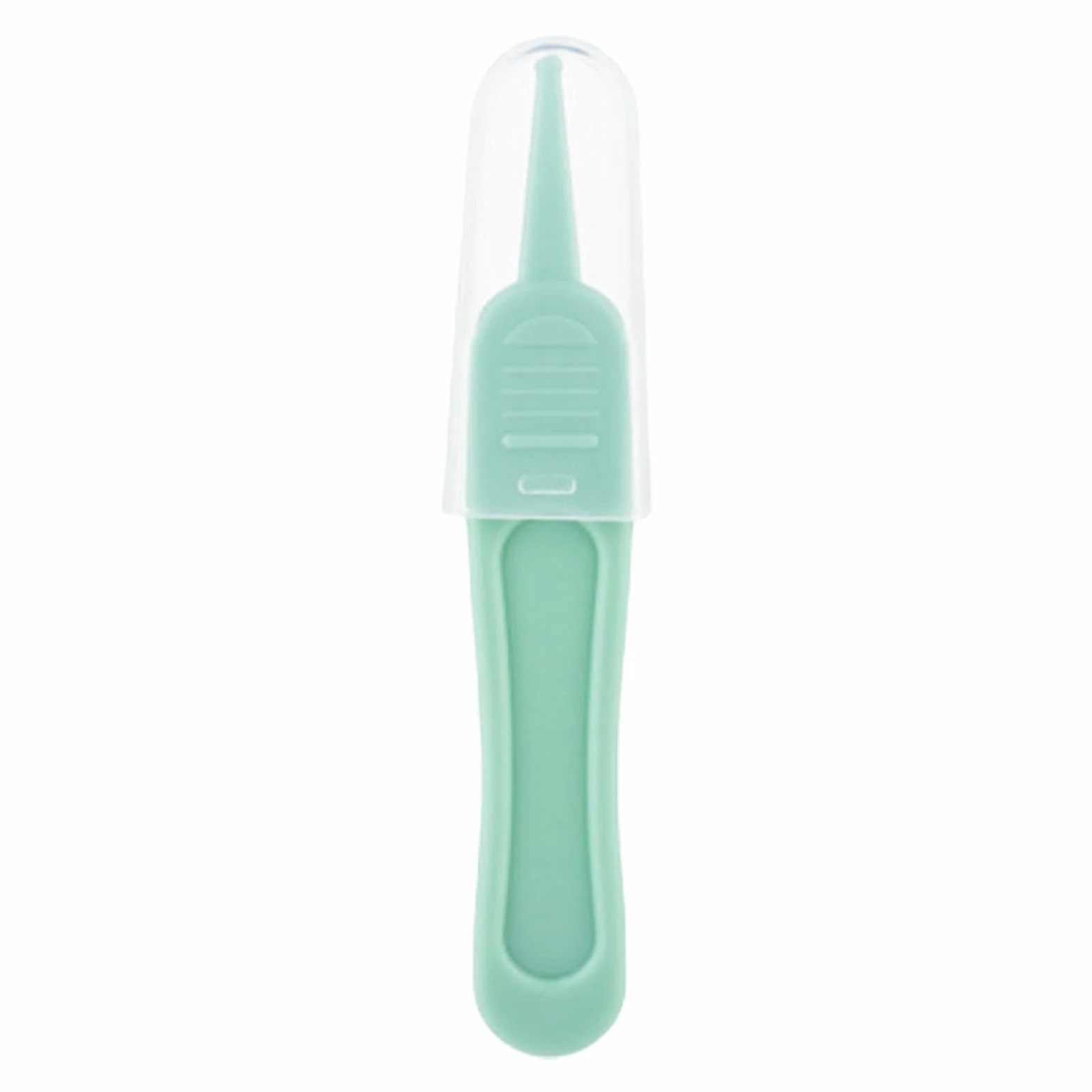 Pince Booger à tête ronde pour tout-petits – Extracteur de booger avec couvercle transparent