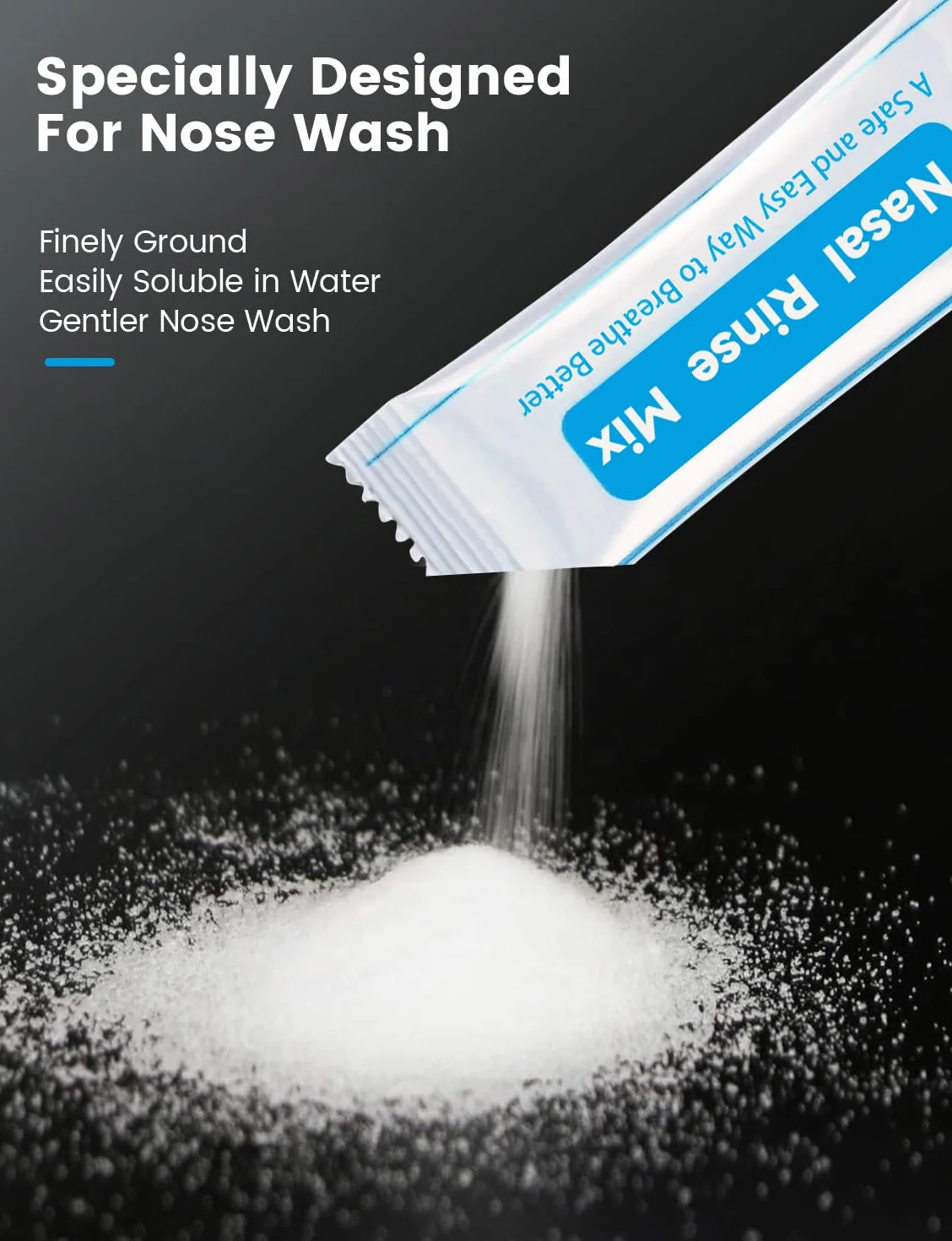 Sinus Flush Supplement, 40 Sachets de Sels de Rinçage des Sinus