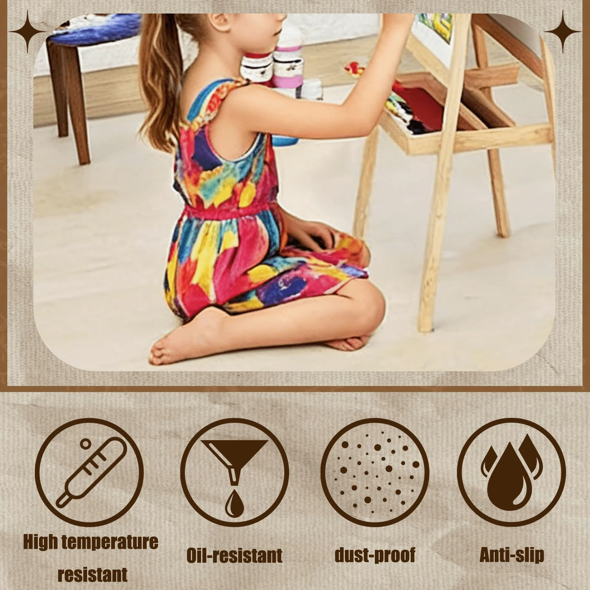 Tapis de Sol Transparent 95 x 160 cm Antidérapant Épaisseur Résistant et Incassable PVC Mat Résistant à La Chaleur Durable pour Chaise de Bureau, Sols Durs Parquet, Couleur Transparente