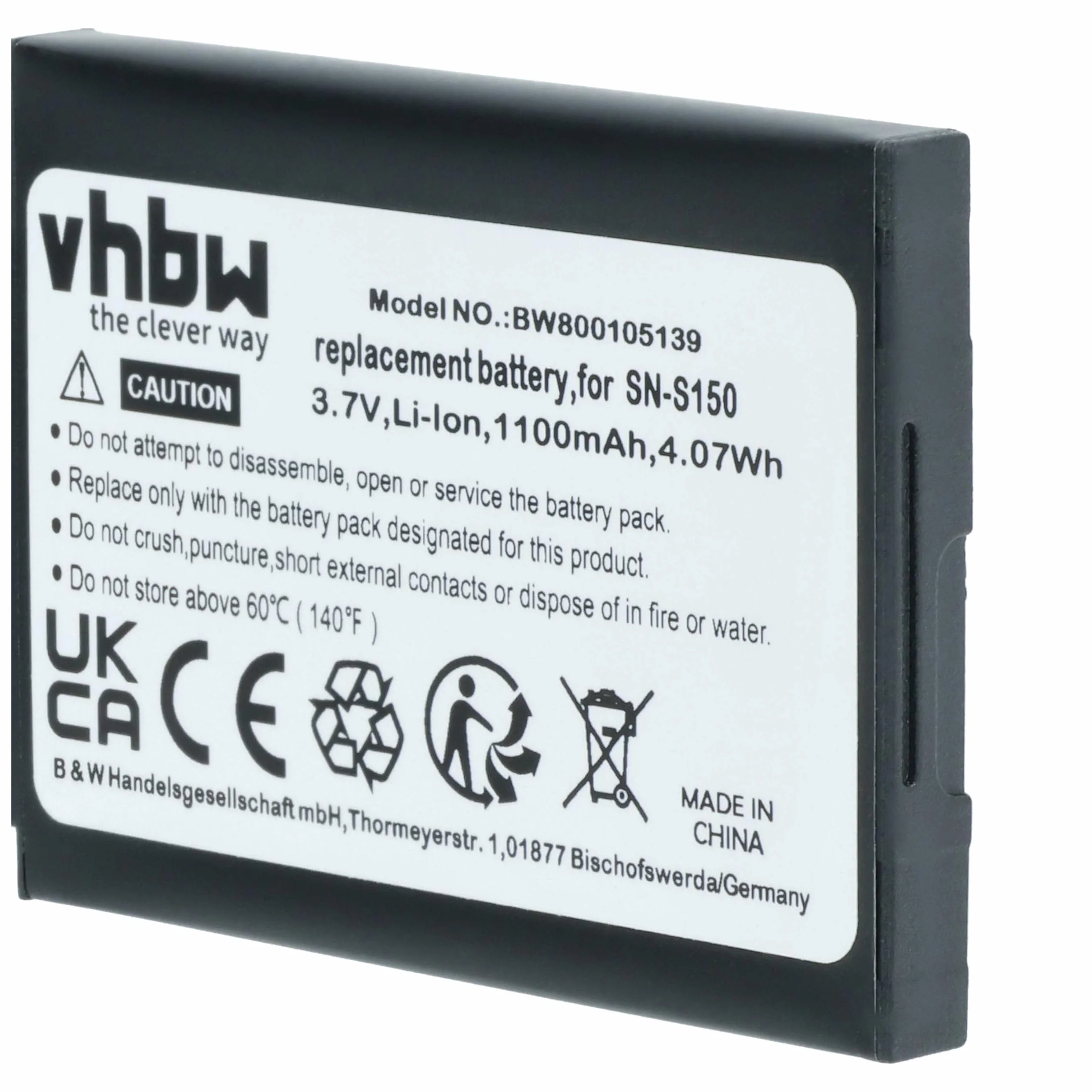 Batterie Compatible Philips Avent SCD-603H Moniteur bébé 1100mAh 3,7V Li-ION