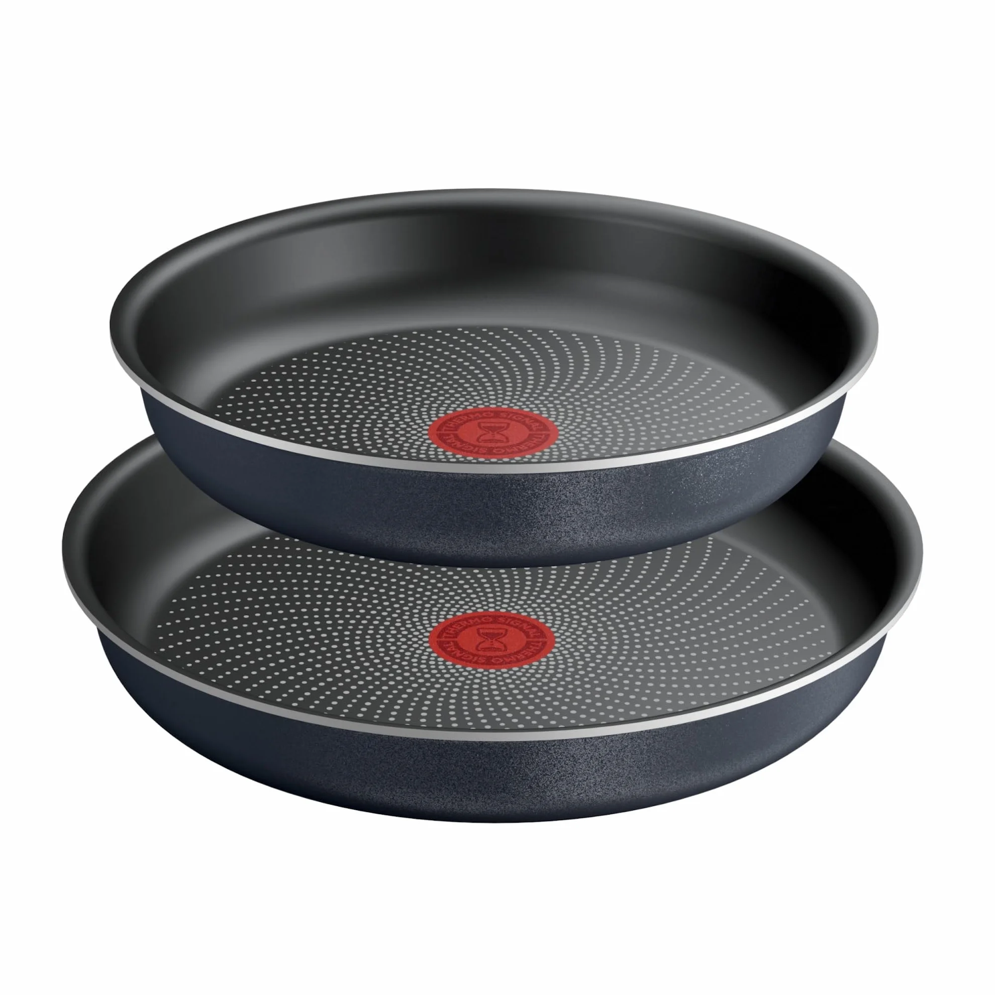 Tefal Ingenio Enjoy Lot 3 pièces Poêles légères Technologie Light Tech Poignée amovible Revêtement Titane antiadhésif