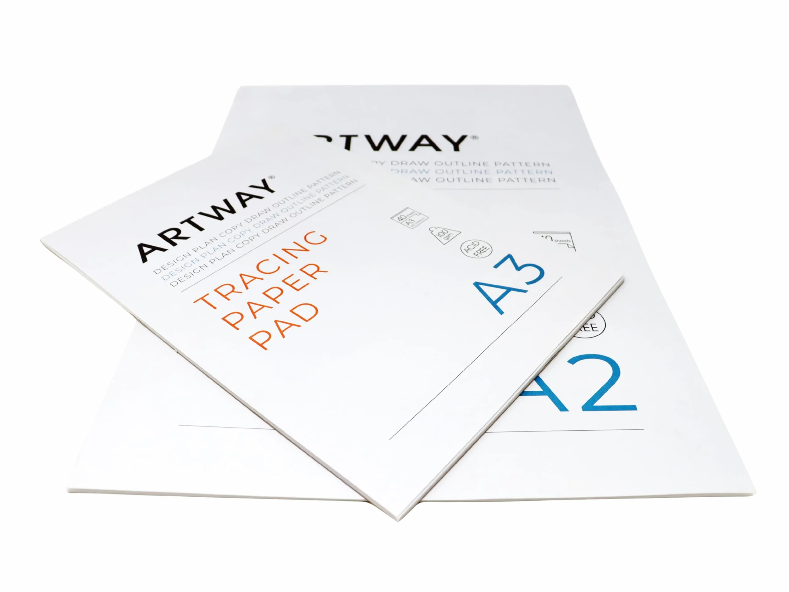 Artway Papier Calque A2 100g/m² 40 Feuilles