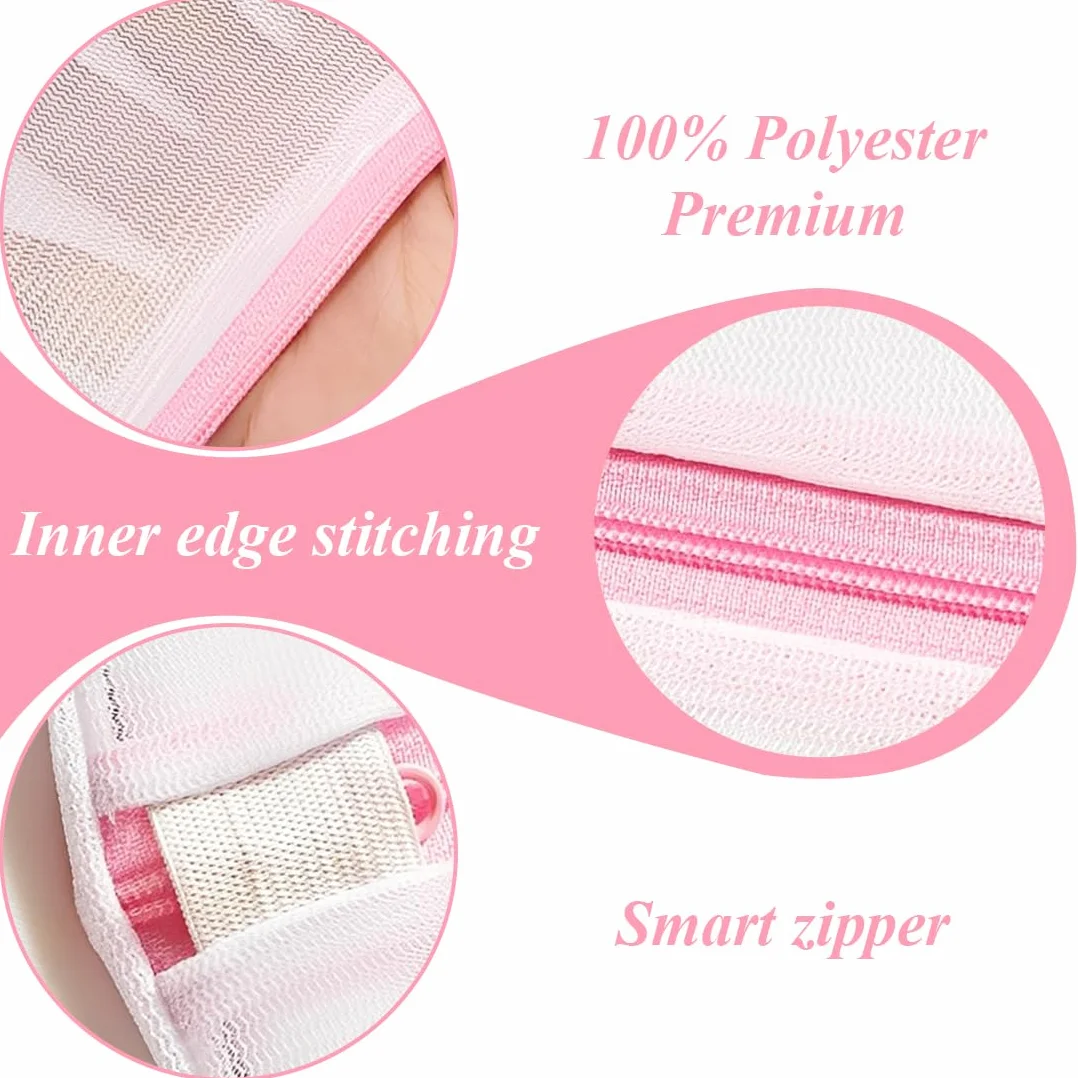Coussinets d'Allaitement Réutilisables 8 Pièces avec Sac de Lavage Conception 3D Confort Ajustement