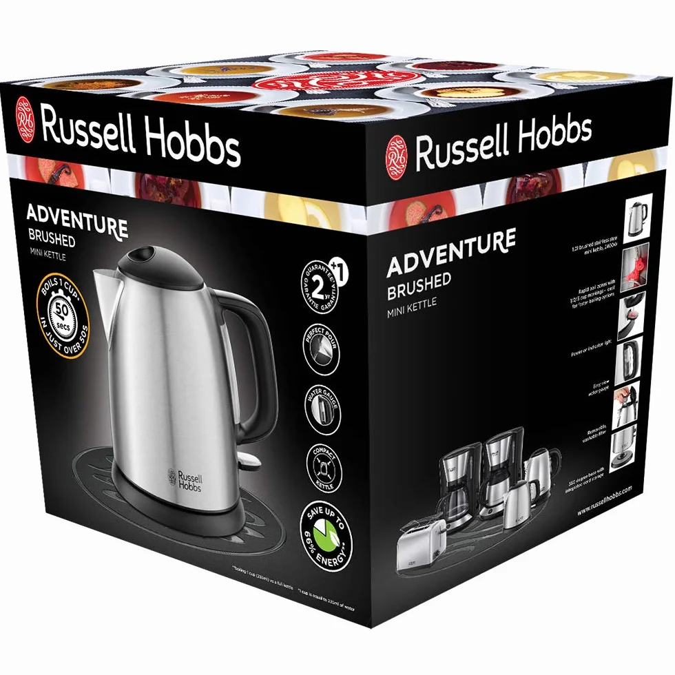 Russell Hobbs Bouilloire Electrique Adventure 1L 2400W 24991-70