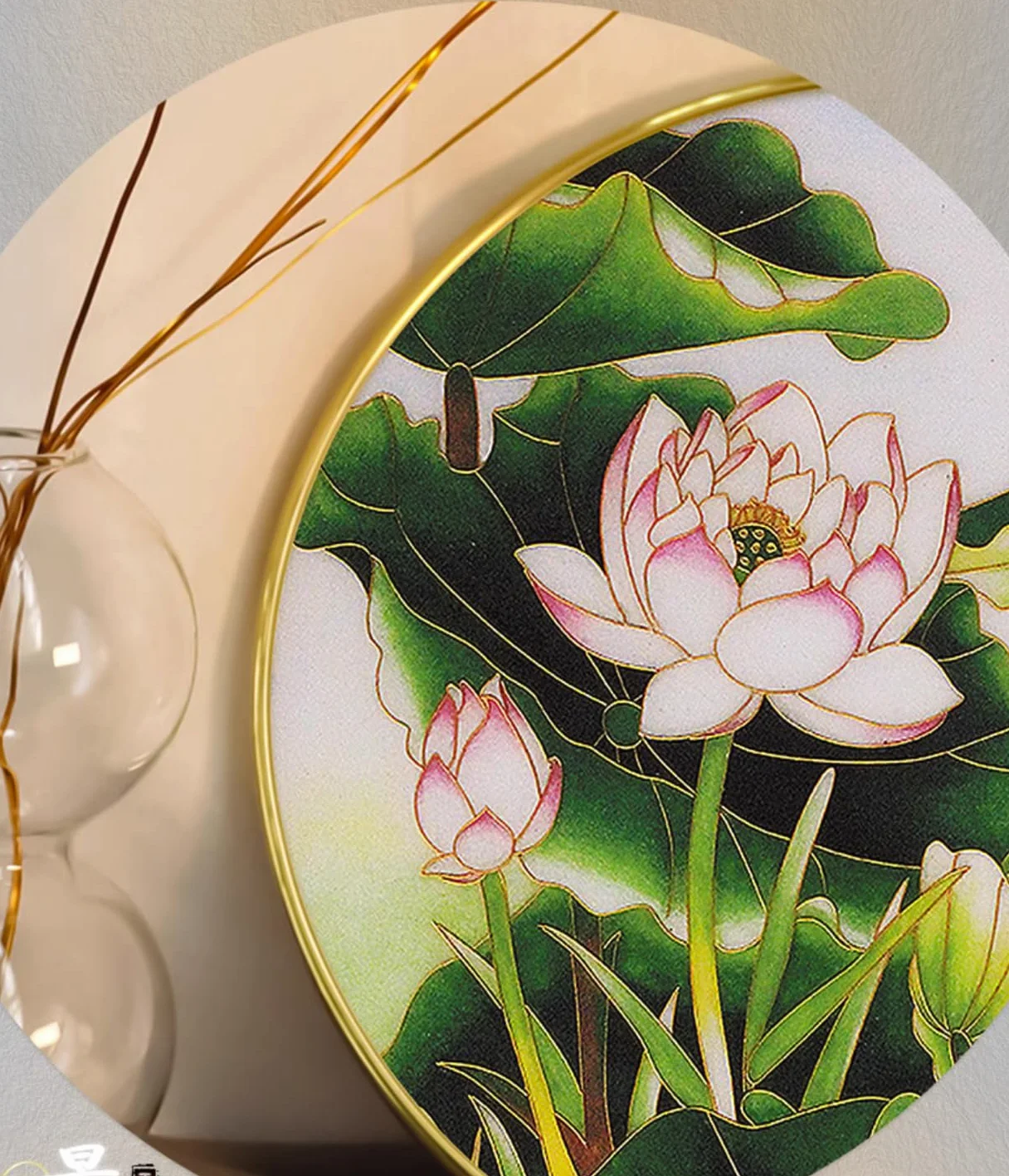 Peinture cloisonnée en émail TANZEQI Lotus Kit de bricolage pour débutant