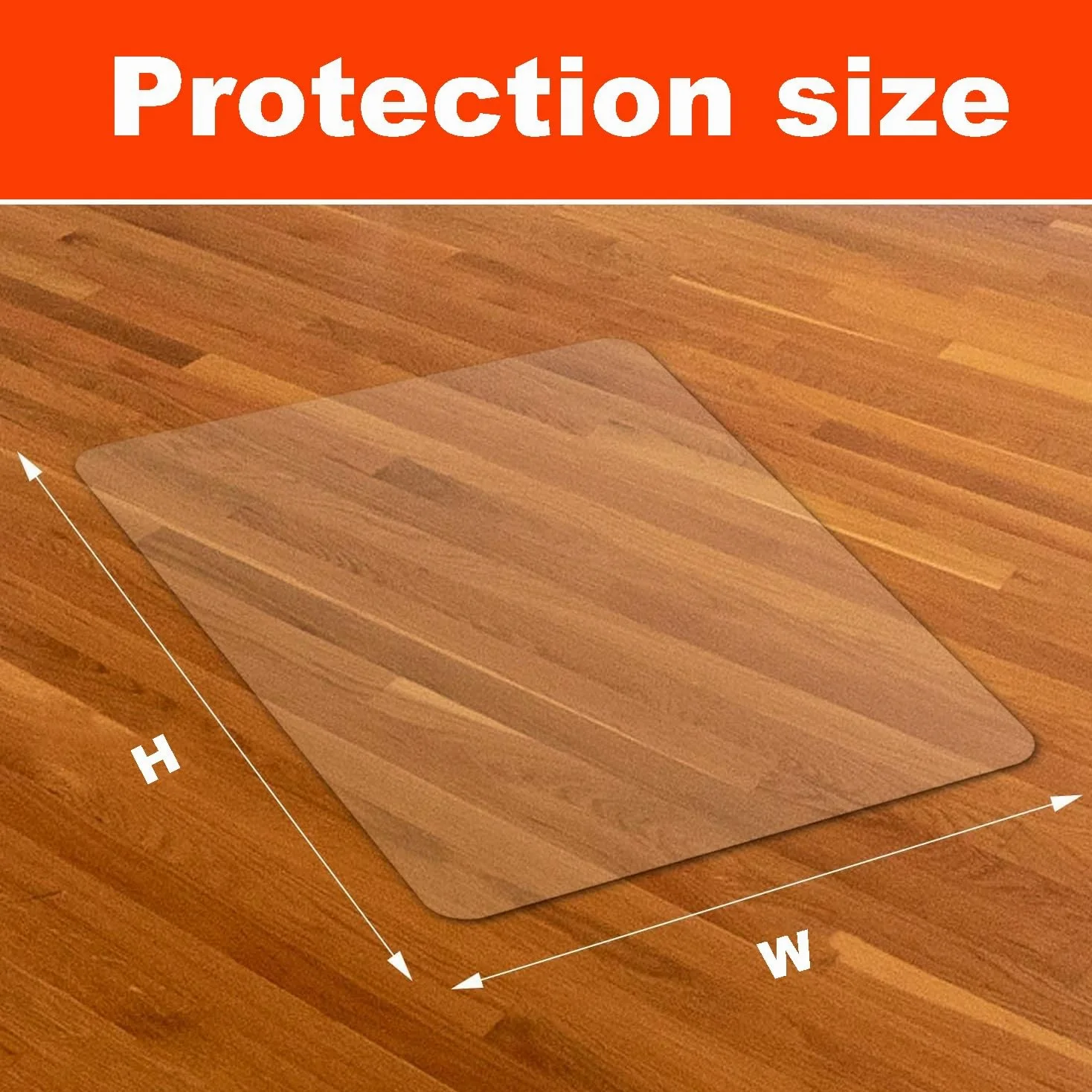 Tapis Protège Sol, Tapis De Protection De Bureau Transparent 50x100 60x140 70x150 80x160 90x180 Cm Tapis De Chaise pour La Lecture, Les Études, La Maison, Le Bureau, L'école (Size : 100x120cm)