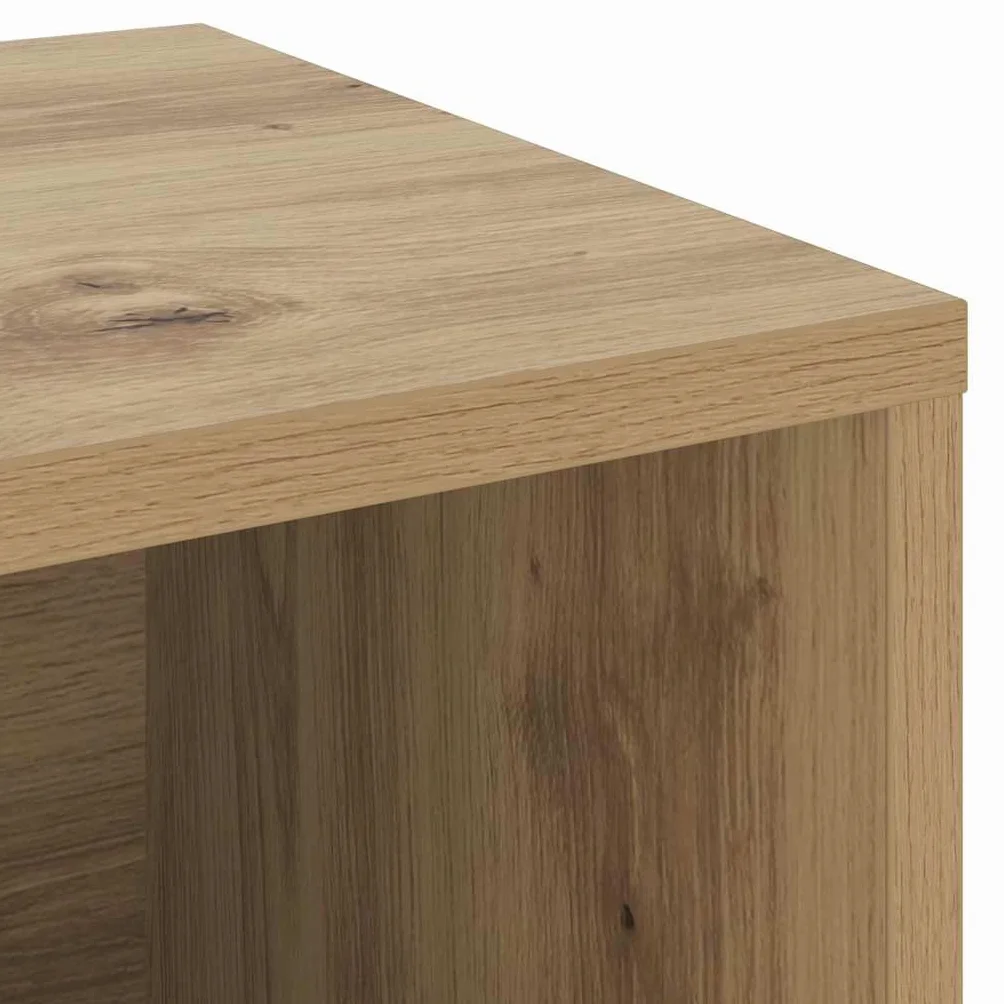 Banc à Chaussures Chêne Artisanal 103 x 30 x 54,5 cm, Banc d'entrée, Rangement Multifonctionnel en Bois