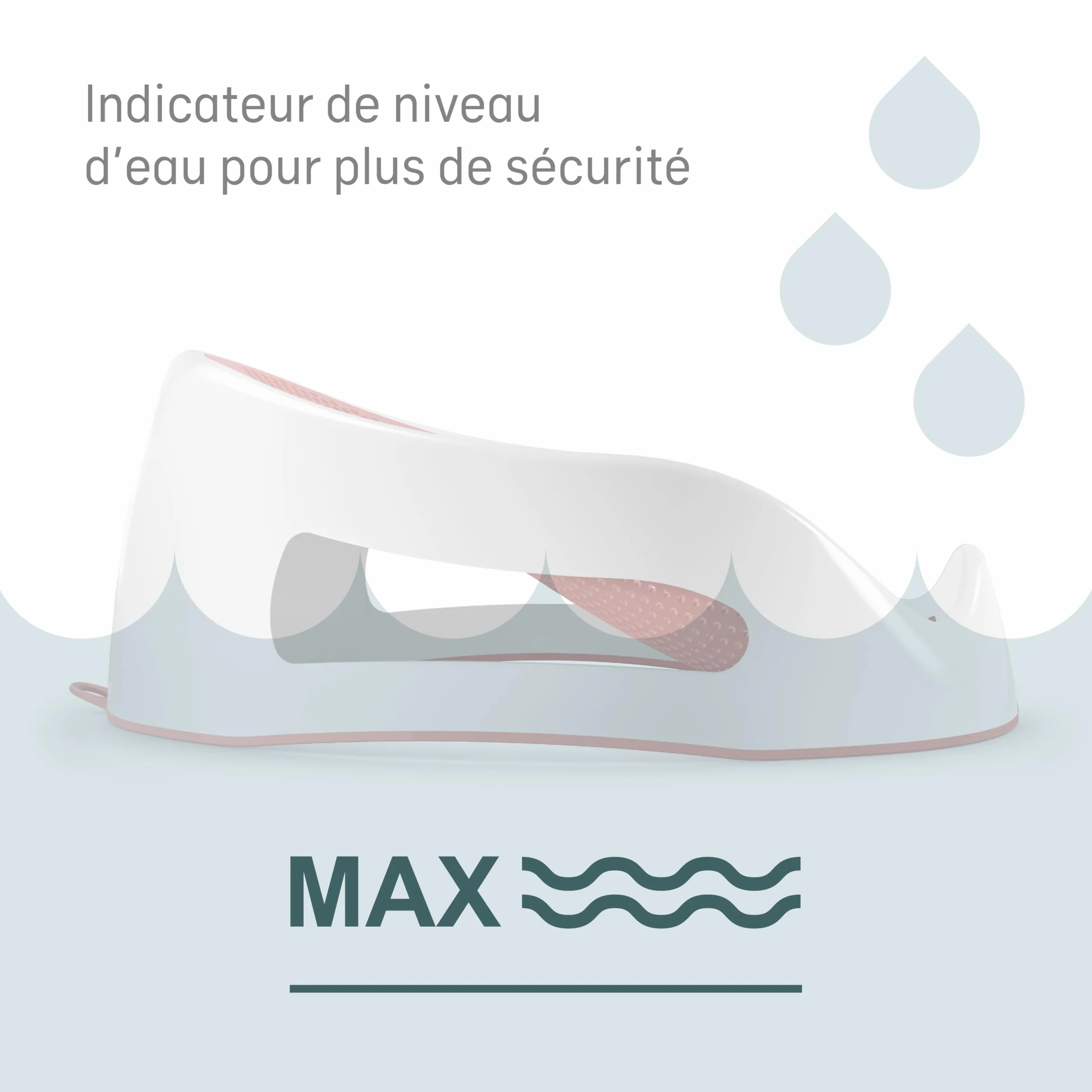 Angelcare Transat de Bain Blanc Babyhome et Bellemont