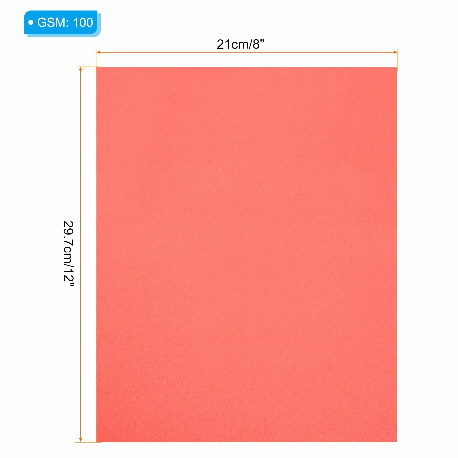 PATIKIL Papier Calque A4 30 Feuilles Translucide 100 G/M² 21 x 29,7 Cm pour Dessin Traçage Rouge