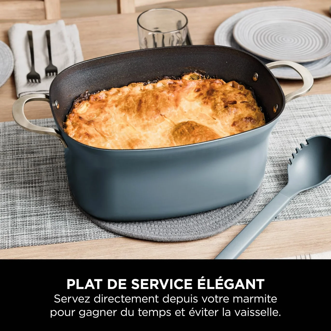 Ninja Foodi PossibleCooker 8 L Multicuiseur 8-en-1 Cuve antiadhésive Gris MC1001EU