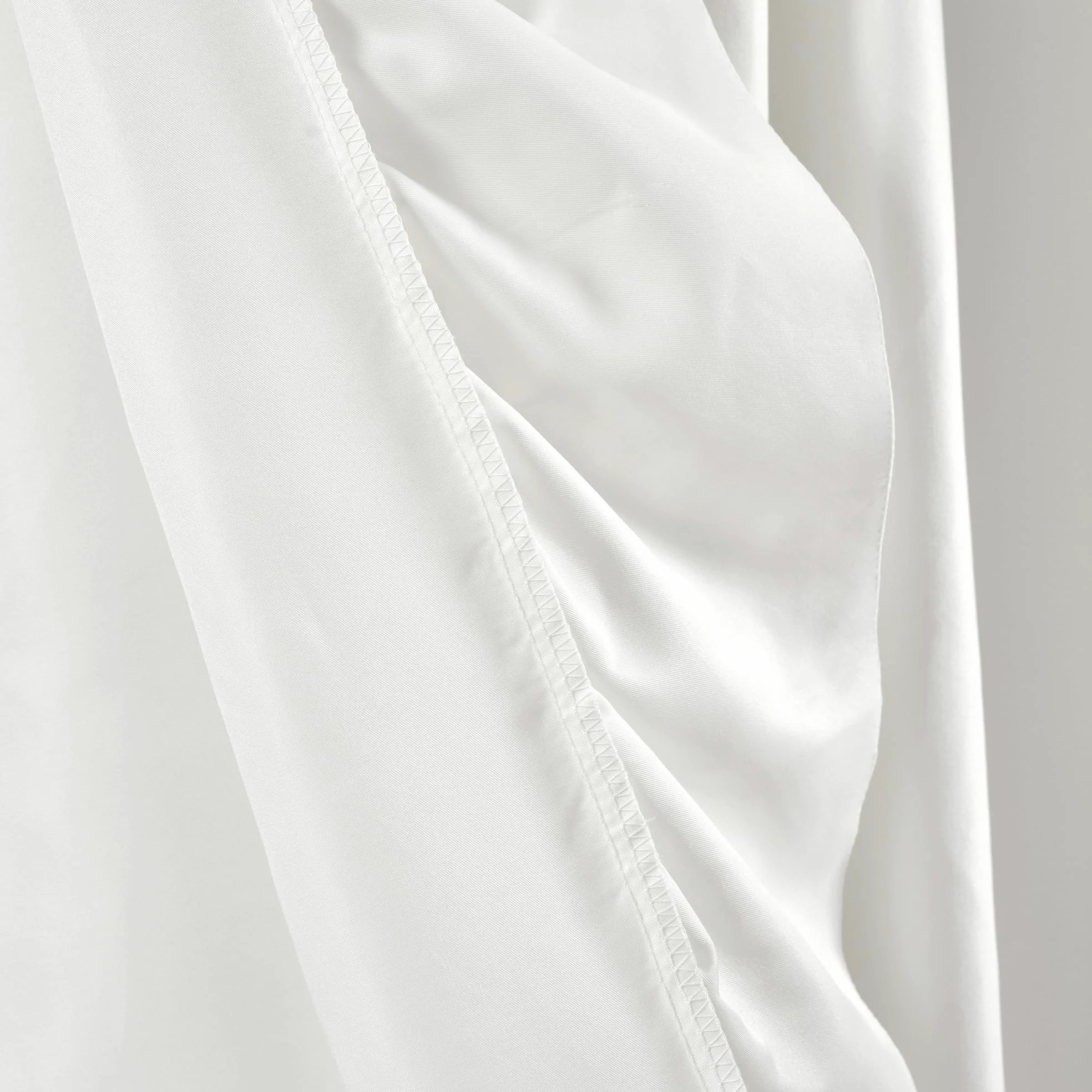 Lush Decor Reyna Rideaux de fenêtre Blanc 137 x 274 cm
