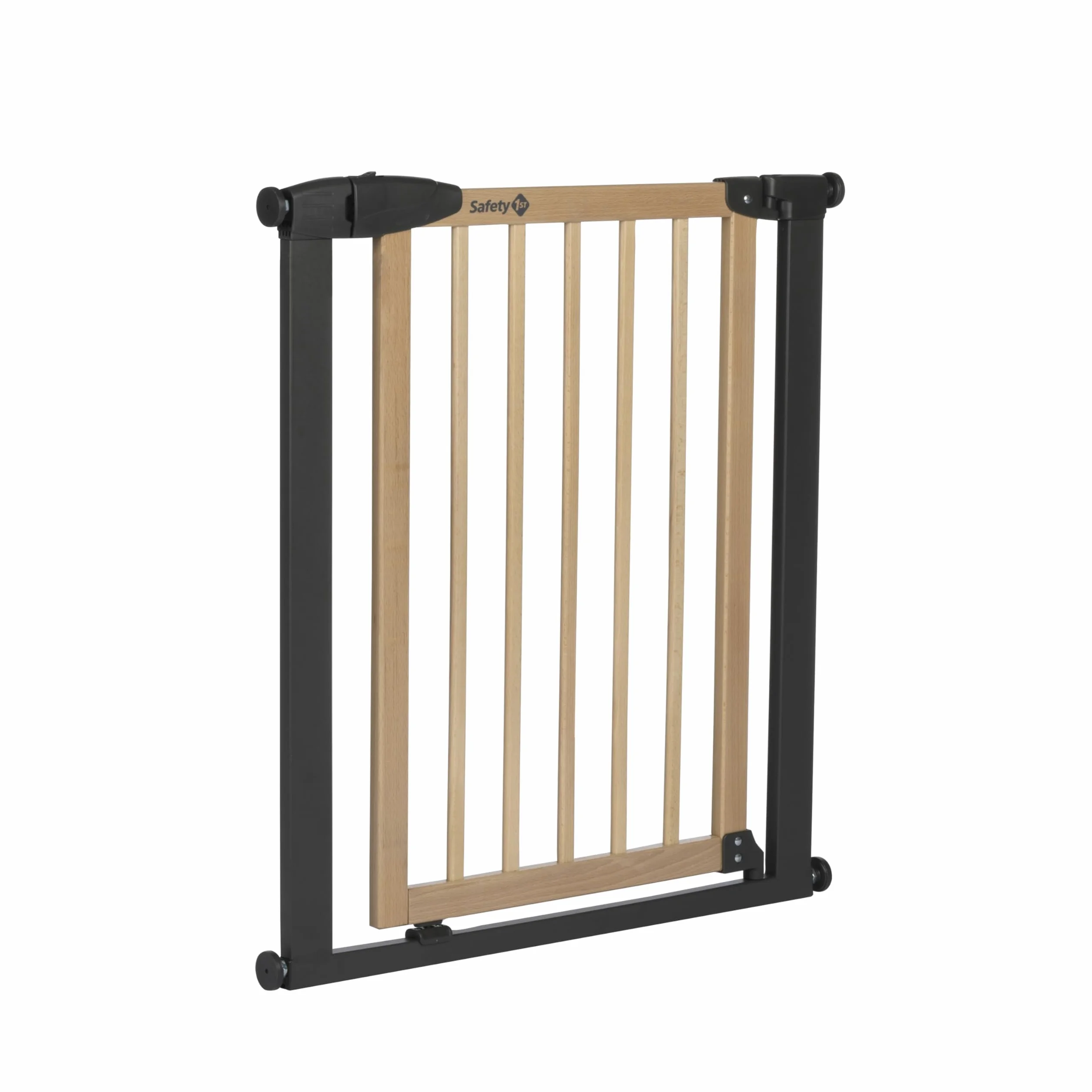 Safety 1st Simply Close Barrière de sécurité Enfant Bois 73-80 cm Double Verrouillage