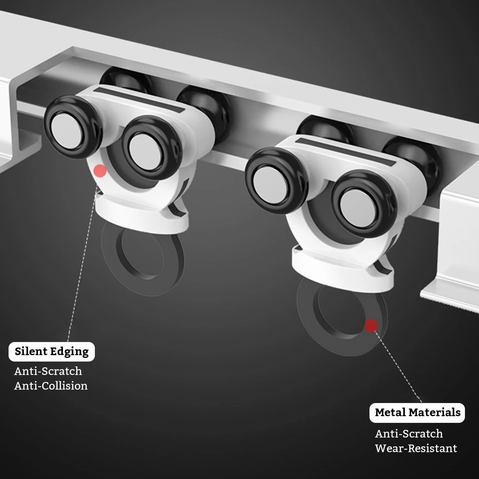 Système de Tringle À Rideaux Encastrée Au Plafond Gain de Place - Rail de Rideau en Aluminium Ultra Silencieux pour Chambre Salle de Bain Salon(300cm(9.8ft))