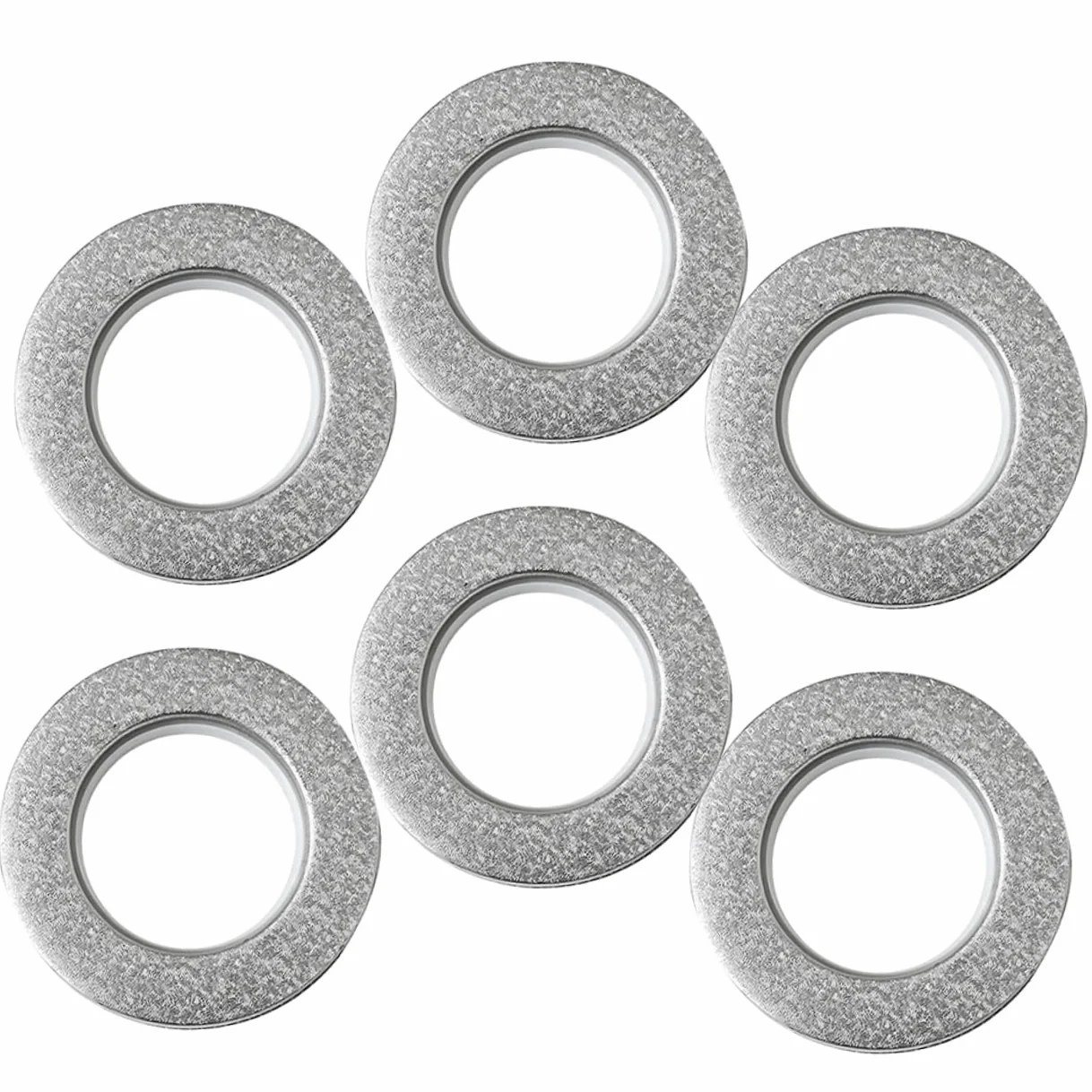 30 Pièces Boucle de Rideau Cercles de Rideaux œillets Crochets Rideaux Crochet pour Rideaux tentures Anneau de glissière de Rideau Anneaux de Rideaux réutilisables Plastique