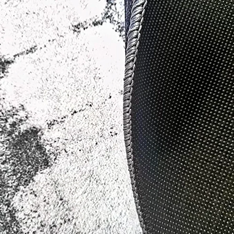 Tapis Rond Salon Moquette Salon Style Moderne 90X150CM