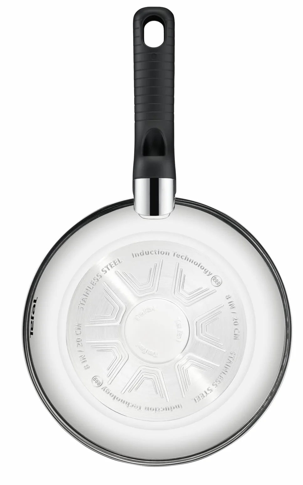 Tefal Comfort Max Poêle 26 cm Induction Revêtement antiadhésif Acier inoxydable Thermo-Spot