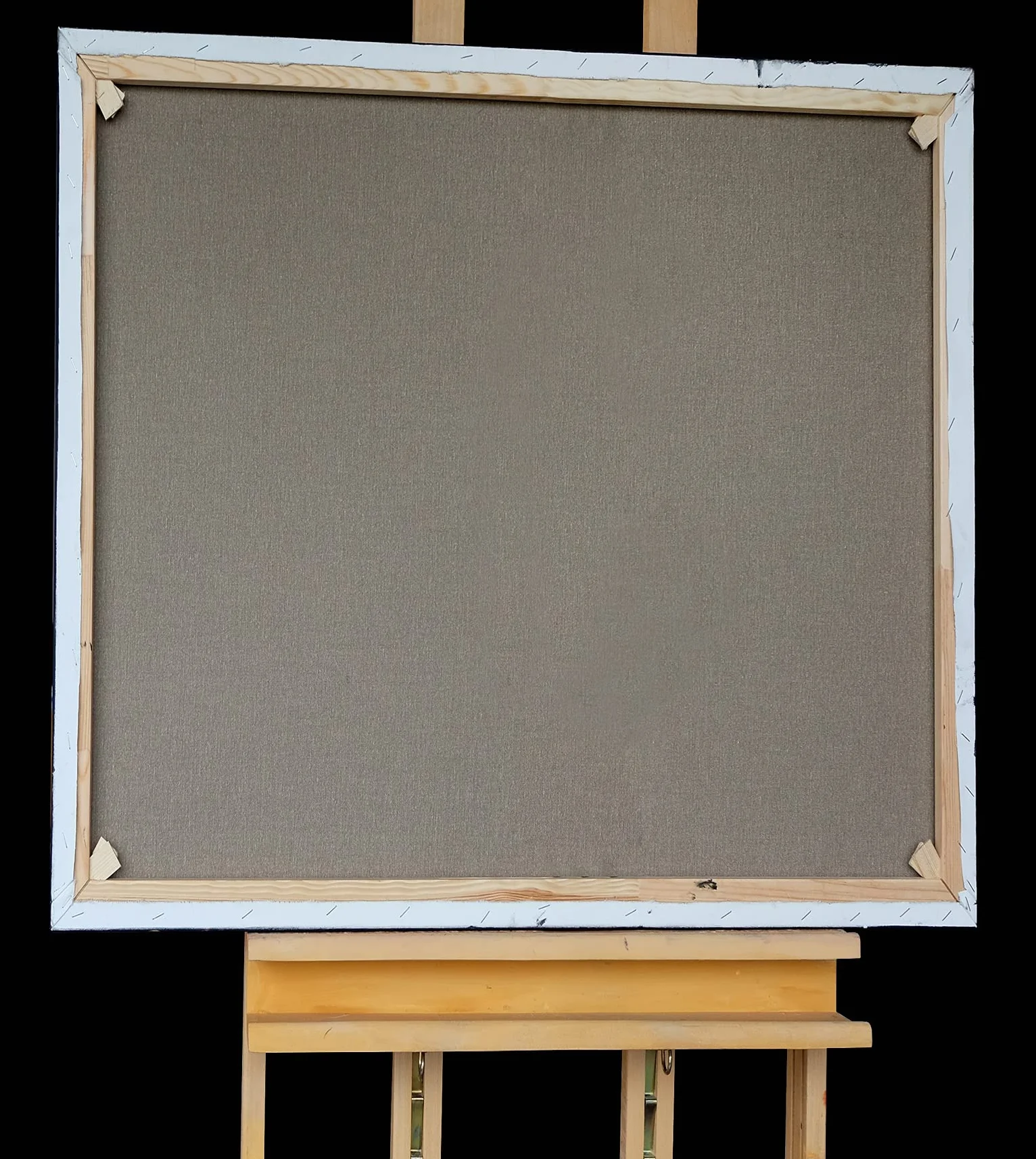 Tableau Peint à la Main 90x90 cm Toile sur Cadre en Bois Monica Mirafiori