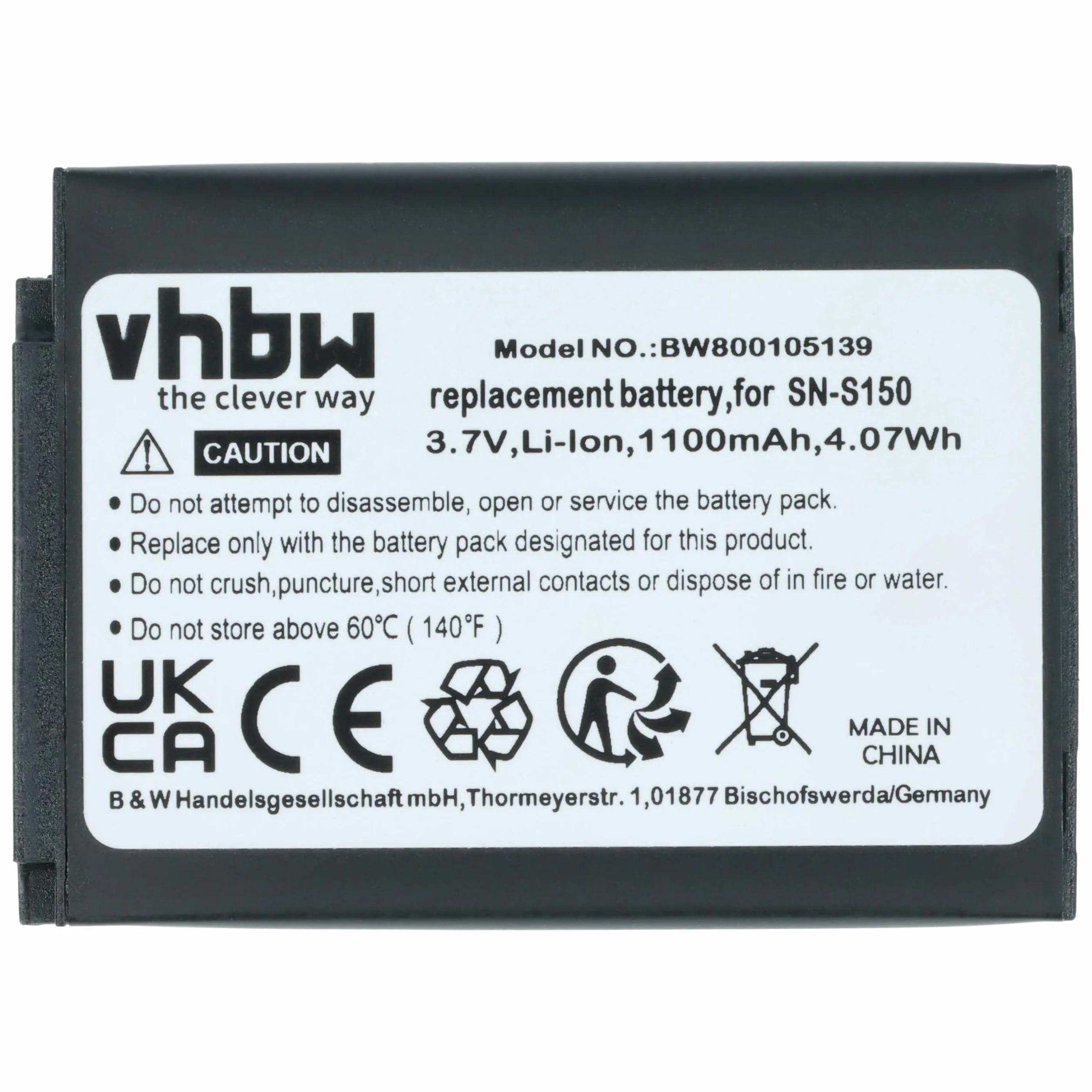 Batterie Compatible Philips Avent SCD-603H Moniteur bébé 1100mAh 3,7V Li-ION
