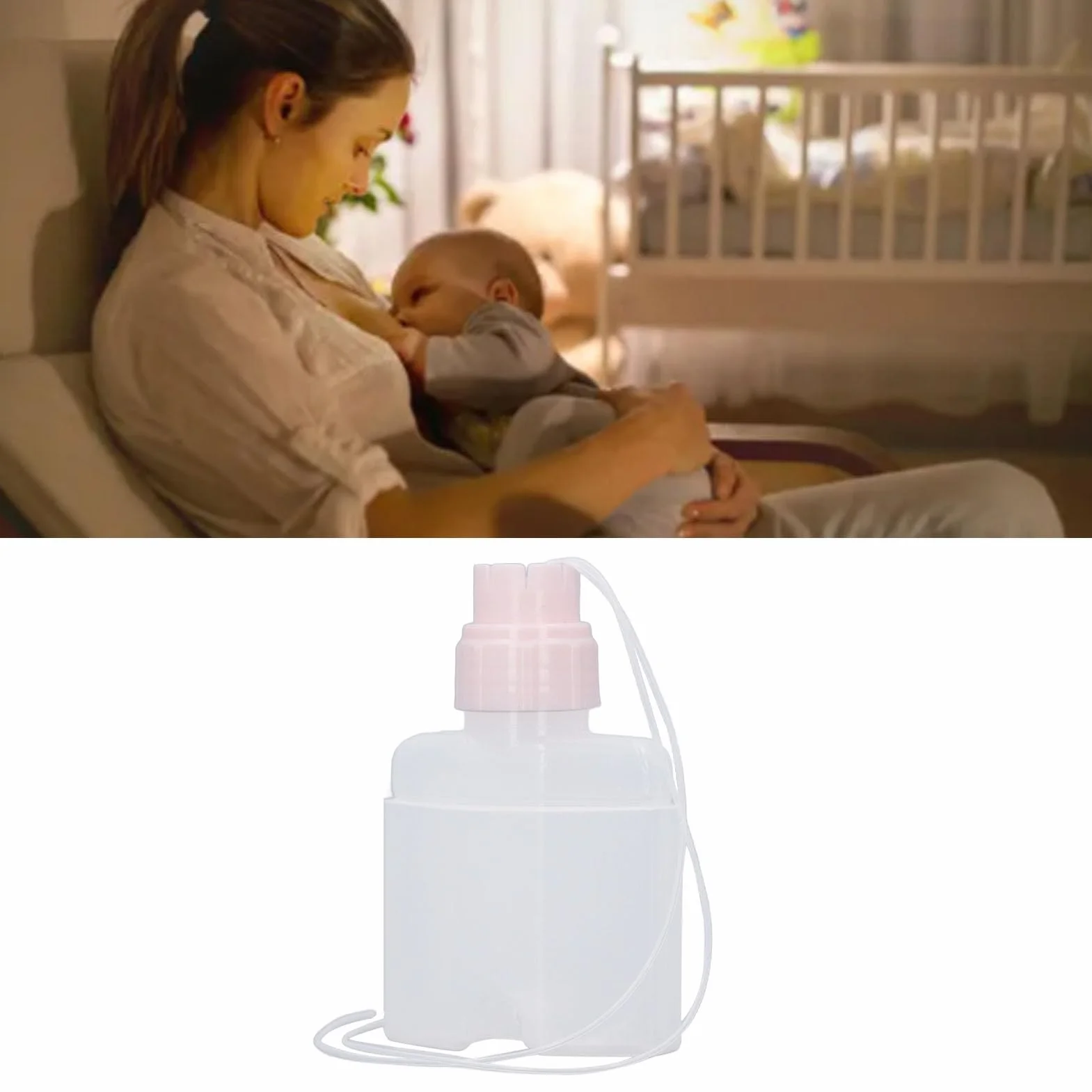 Système d'aide à l'allaitement Tube de lait maternel auxiliaire 100 Ml