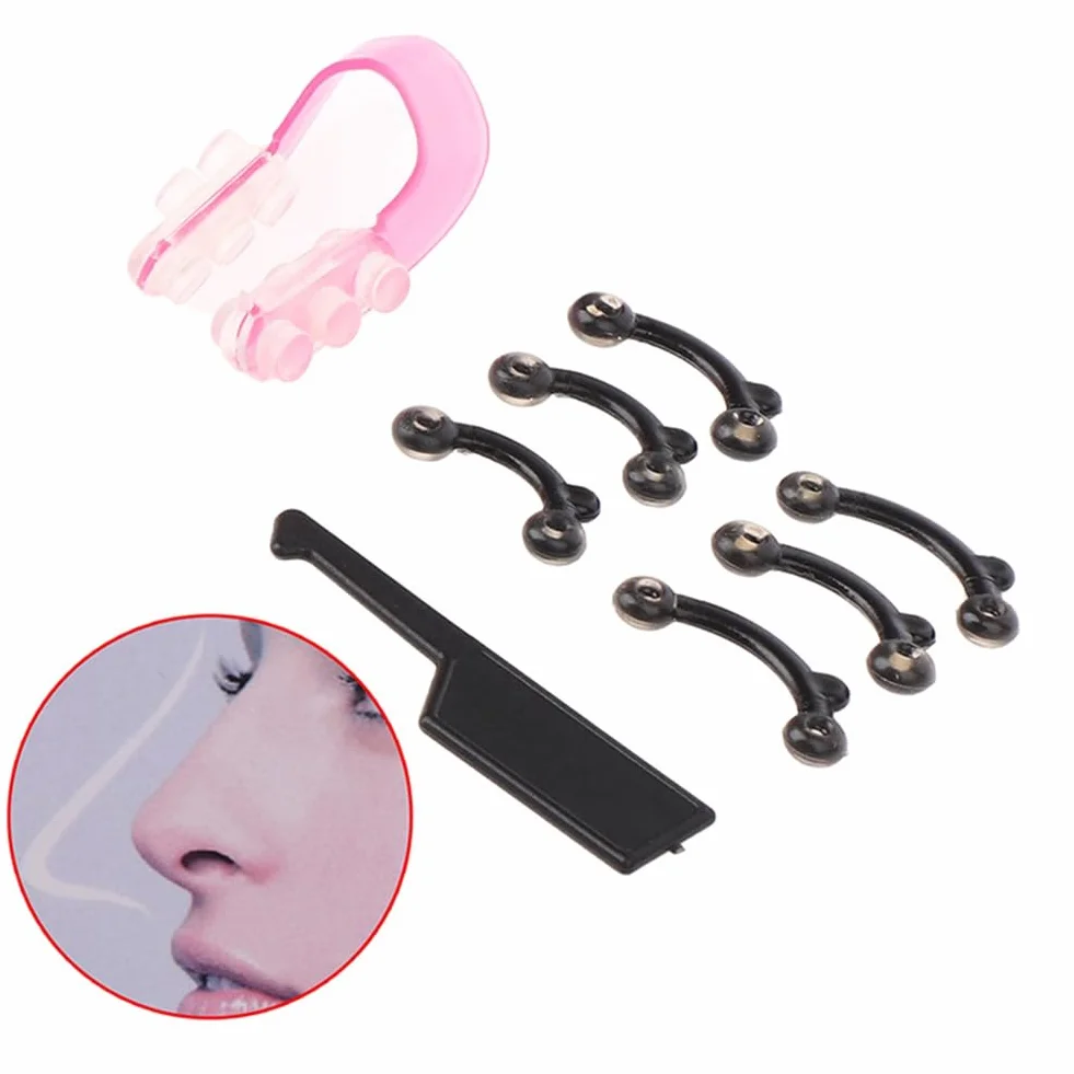 Pince-nez correcteur 3D Beauté - Massage du nez - Soulève le nez - Réducteur de nez fin