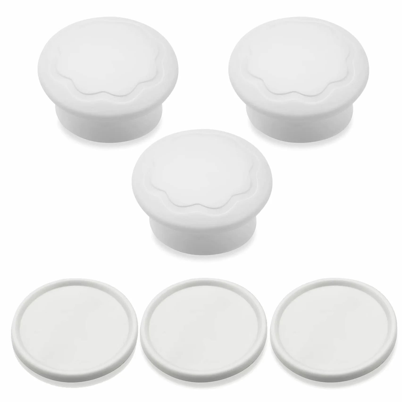 PandaEar Lot de 3 Clés de Sécurité Magnétiques pour Serrures de Placard Enfants