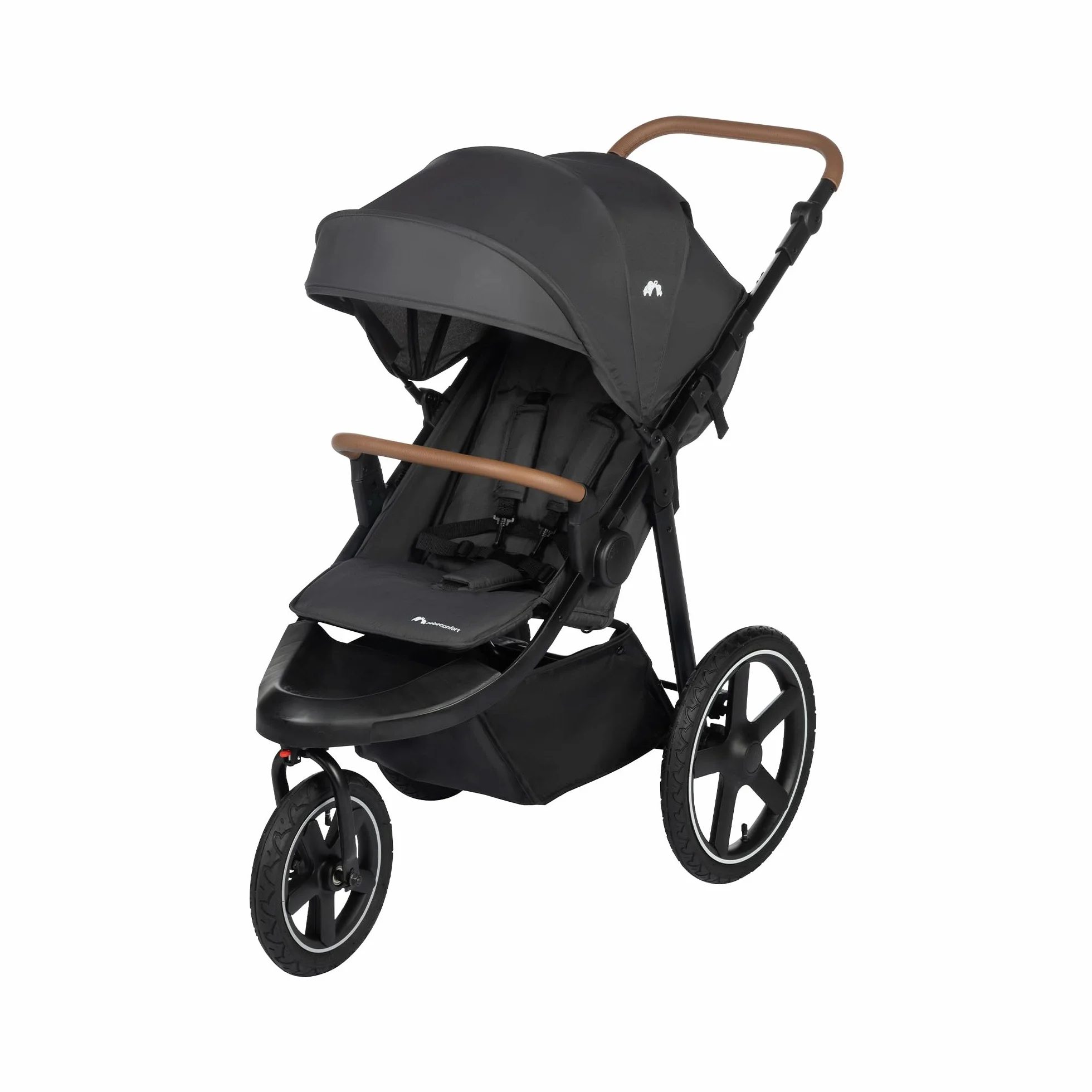 Bebeconfort Cloudy Poussette Tout Terrain 0-4 ans 22 kg Pliage Rapide Guidon Réglable Mineral Graphite